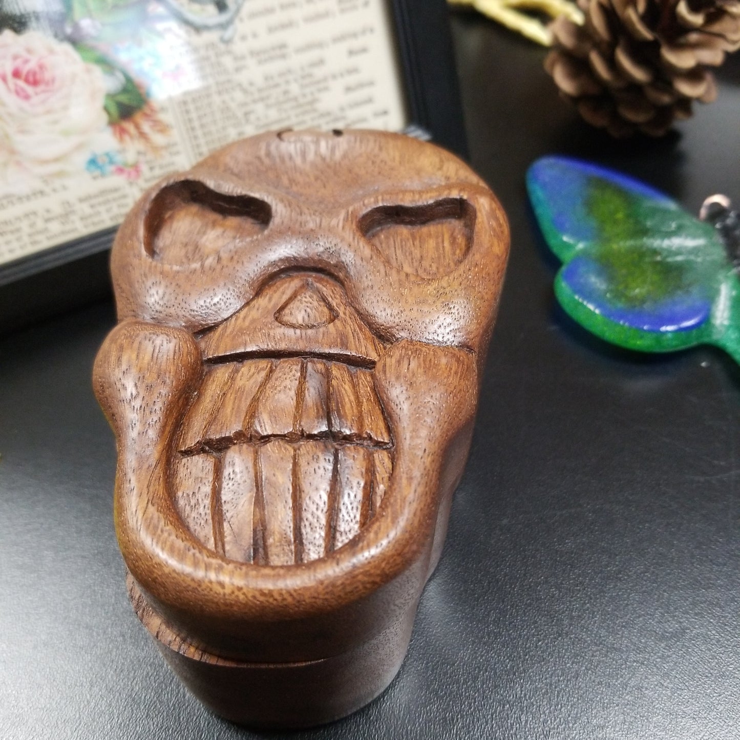 Skull Wooden Puzzle Box - Tree Of Life Shoppe
