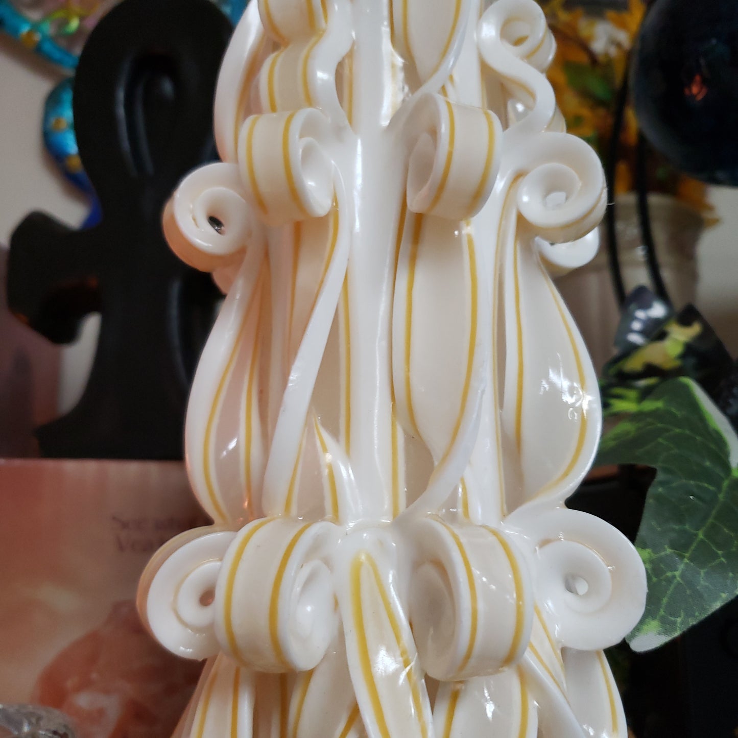 Handmade Unity Candle 9 1/2 inches - Tree Of Life Shoppe