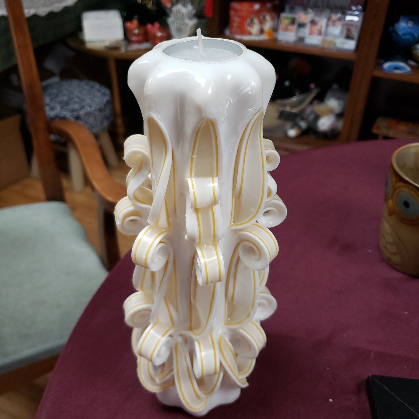 Handmade Unity Candle 9 1/2 inches - Tree Of Life Shoppe
