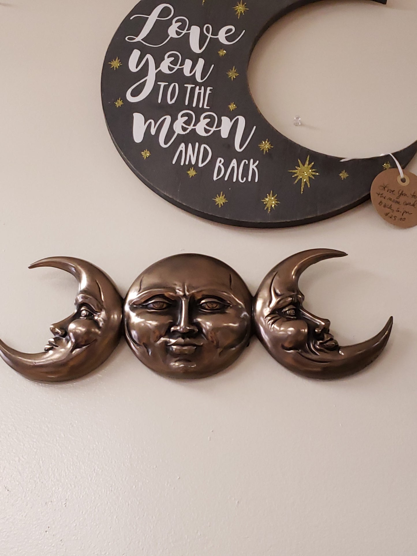 TRIPLE GODDESS MOON PLAQUE - Tree Of Life Shoppe