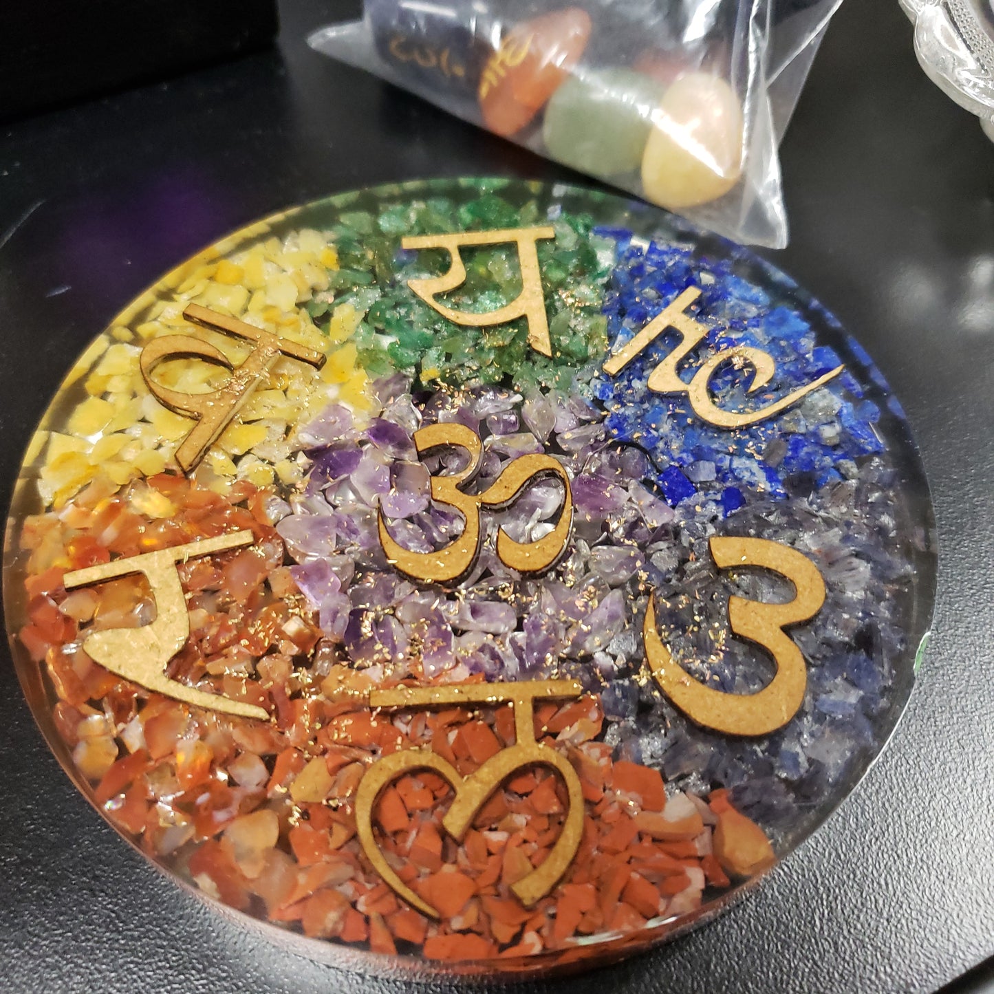 Orgone Energy Charging Plate - Chakras - Tree Of Life Shoppe