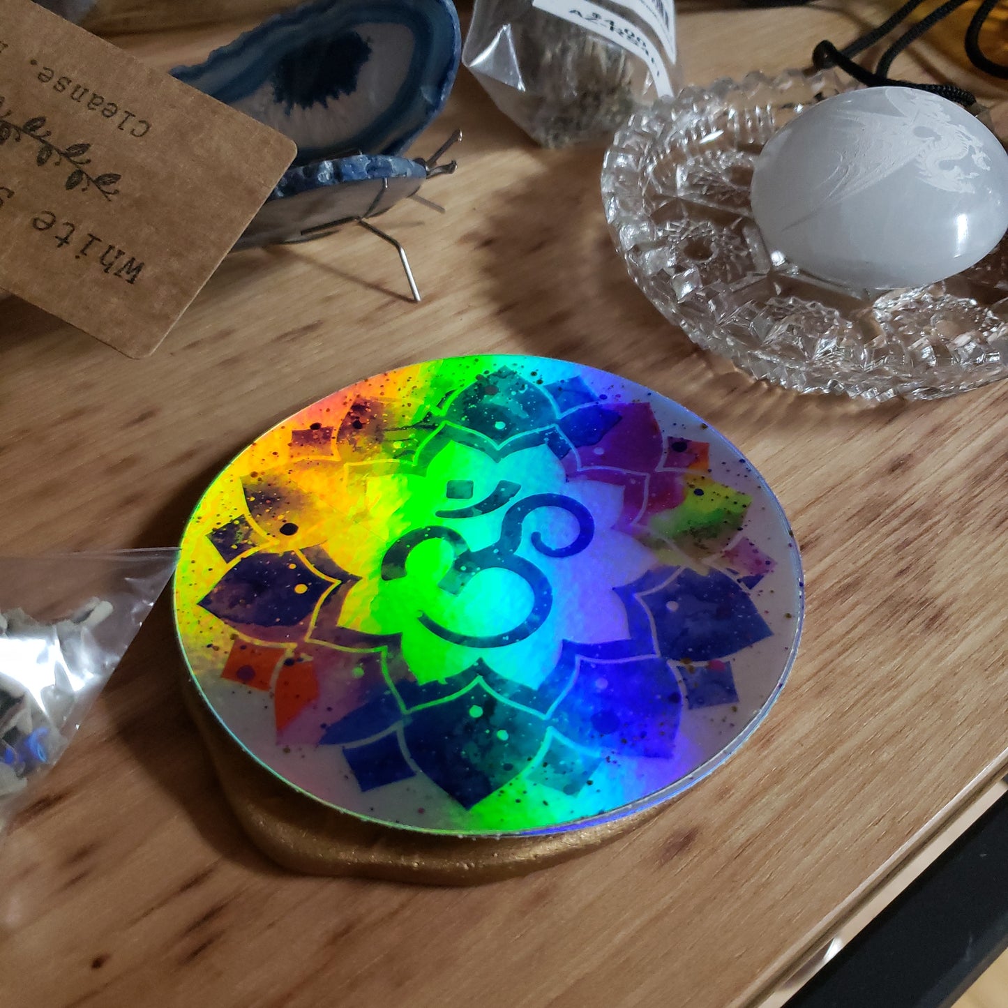 Halographic OM Sticker - Tree Of Life Shoppe
