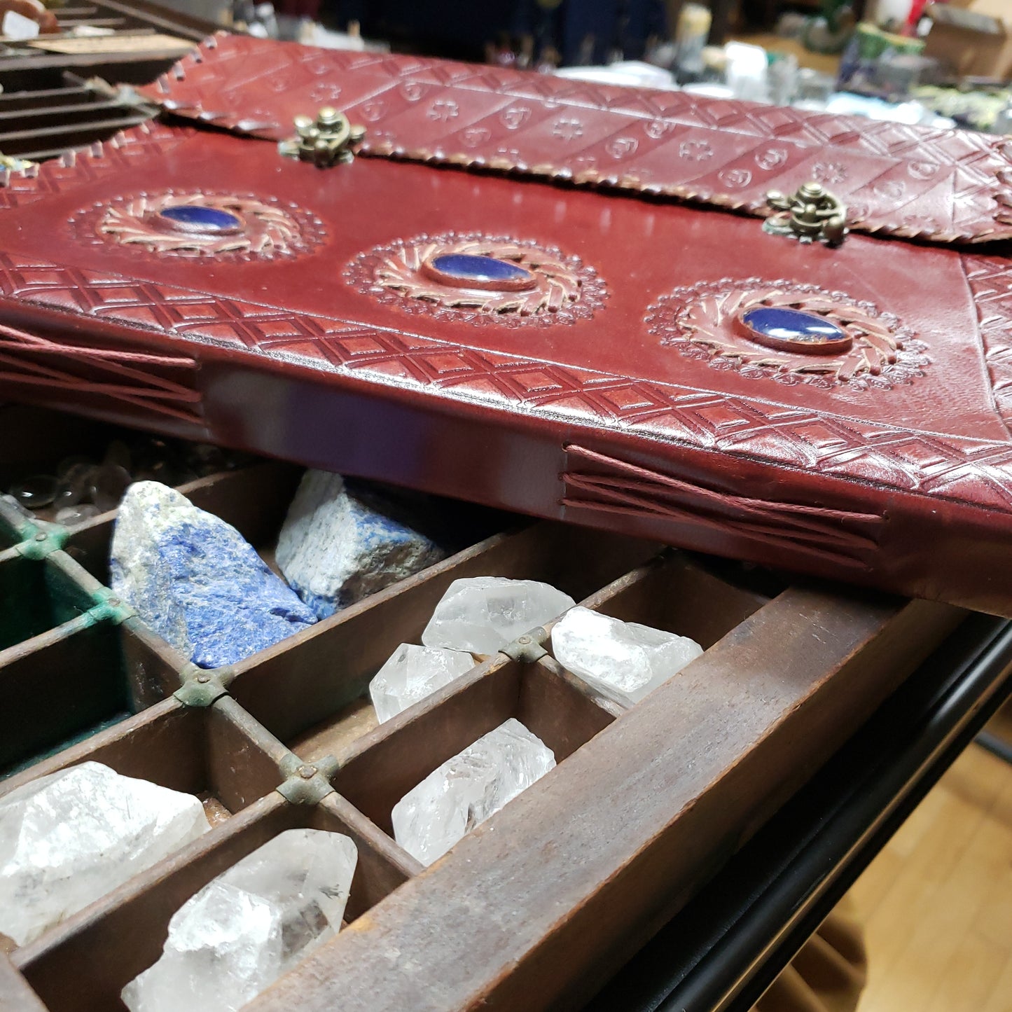 Three Stone Leather Journal / Book of Shadows - Tree Of Life Shoppe