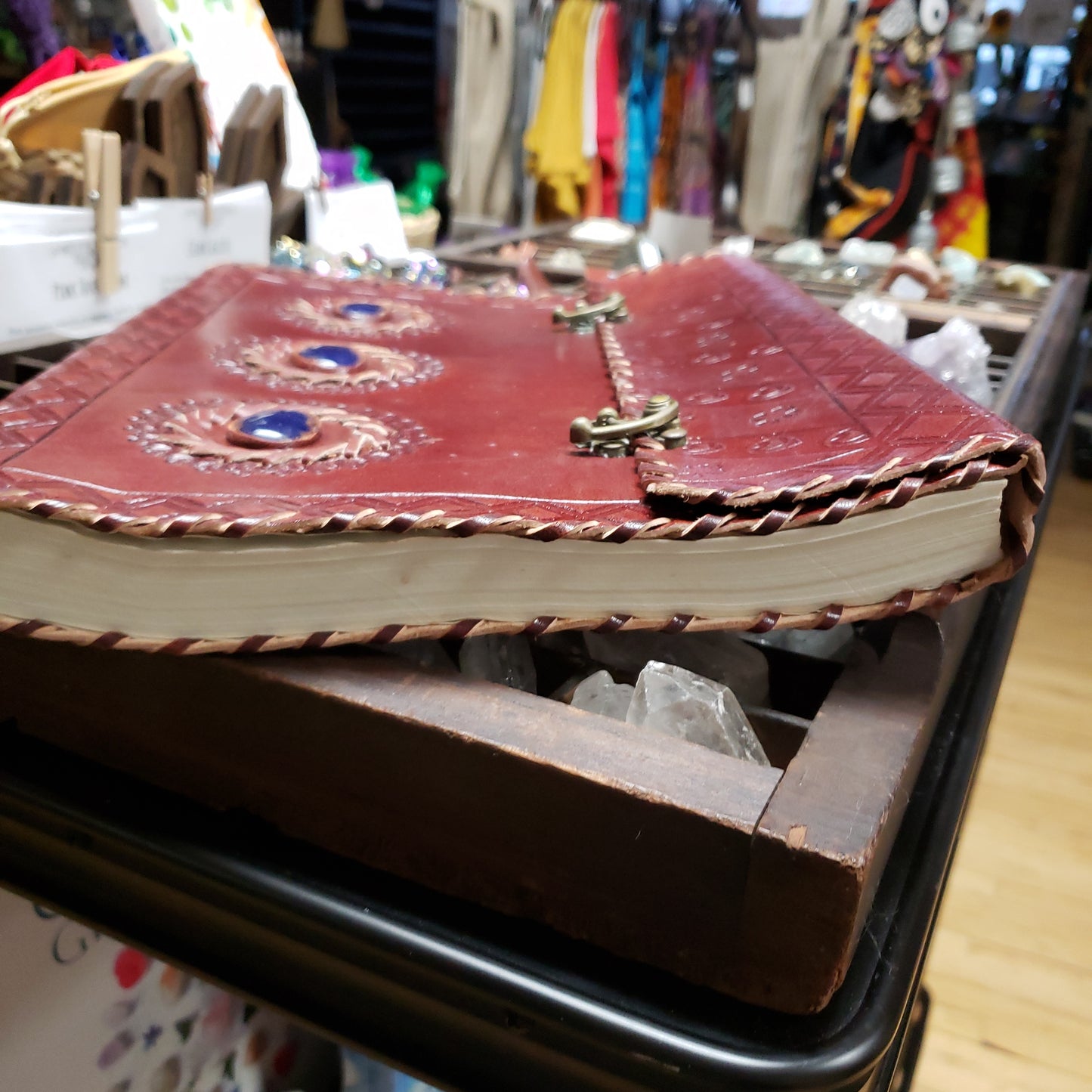 Three Stone Leather Journal / Book of Shadows - Tree Of Life Shoppe