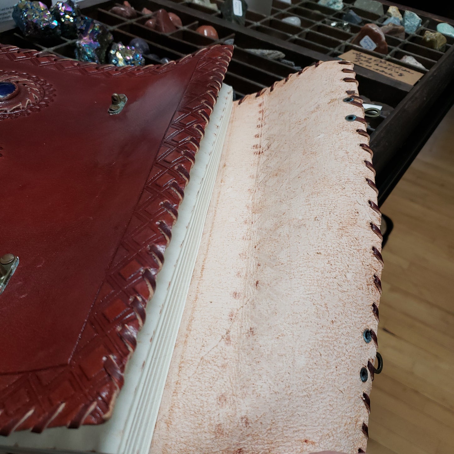 Three Stone Leather Journal / Book of Shadows - Tree Of Life Shoppe