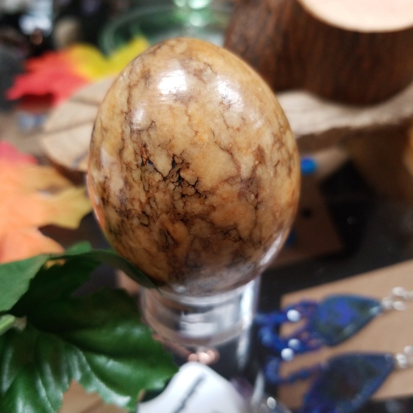 Marble Egg (Earthy Italian Marble) - Tree Of Life Shoppe