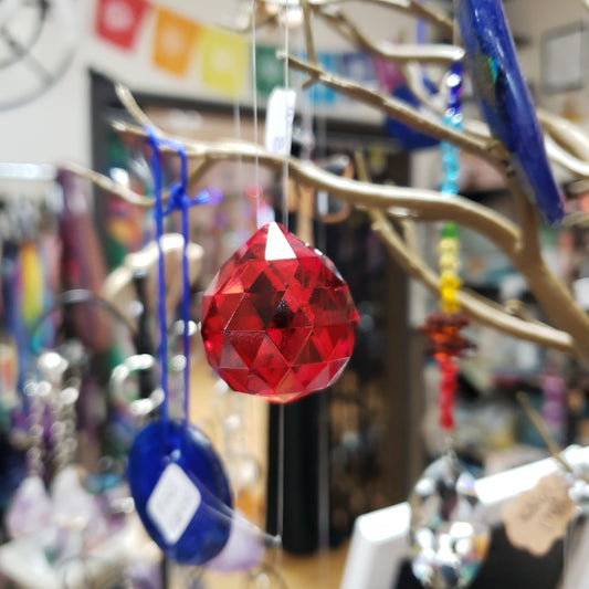 Crystal Ball Prism 30mm / Suncatcher 1.18 inches - Colors - Tree Of Life Shoppe