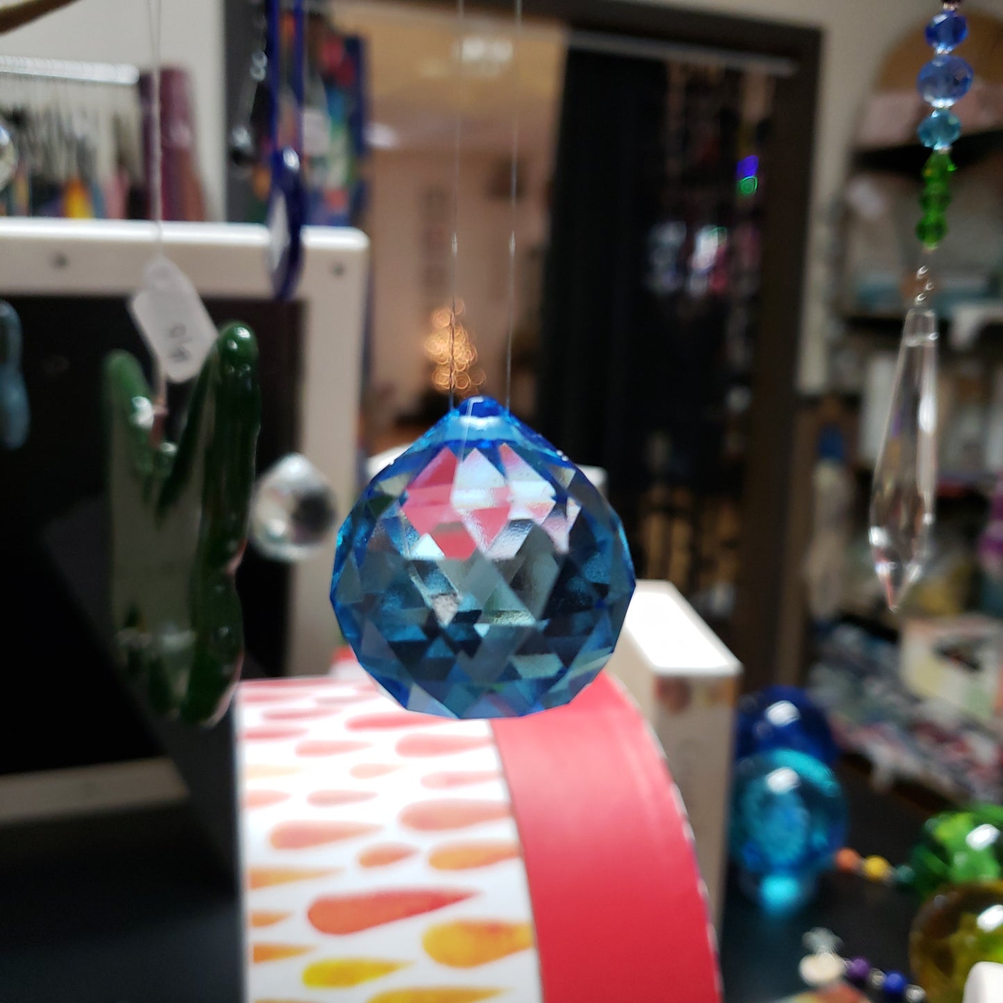 Crystal Ball Prism 30mm / Suncatcher 1.18 inches - Colors - Tree Of Life Shoppe