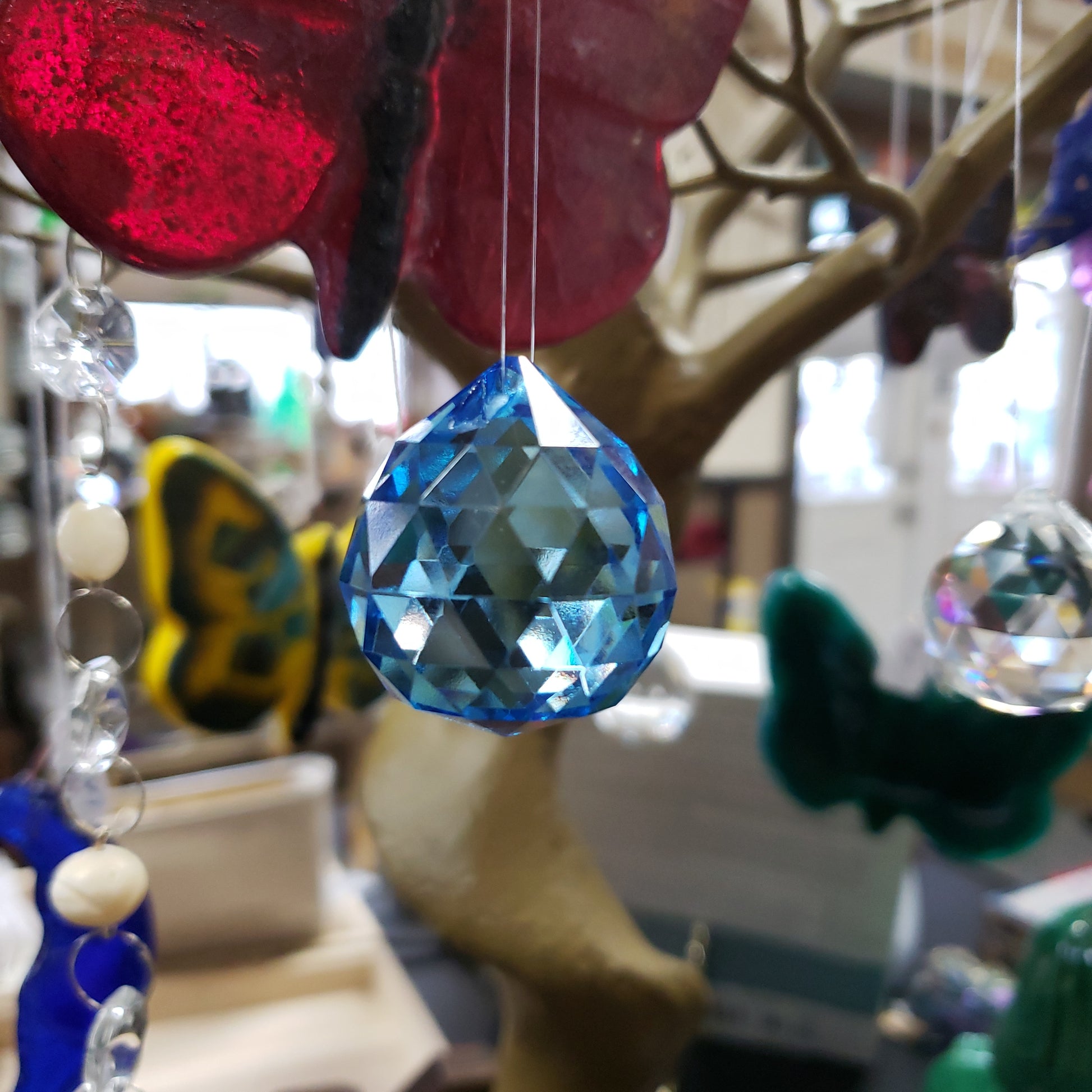 Crystal Ball Prism 30mm / Suncatcher 1.18 inches - Colors - Tree Of Life Shoppe