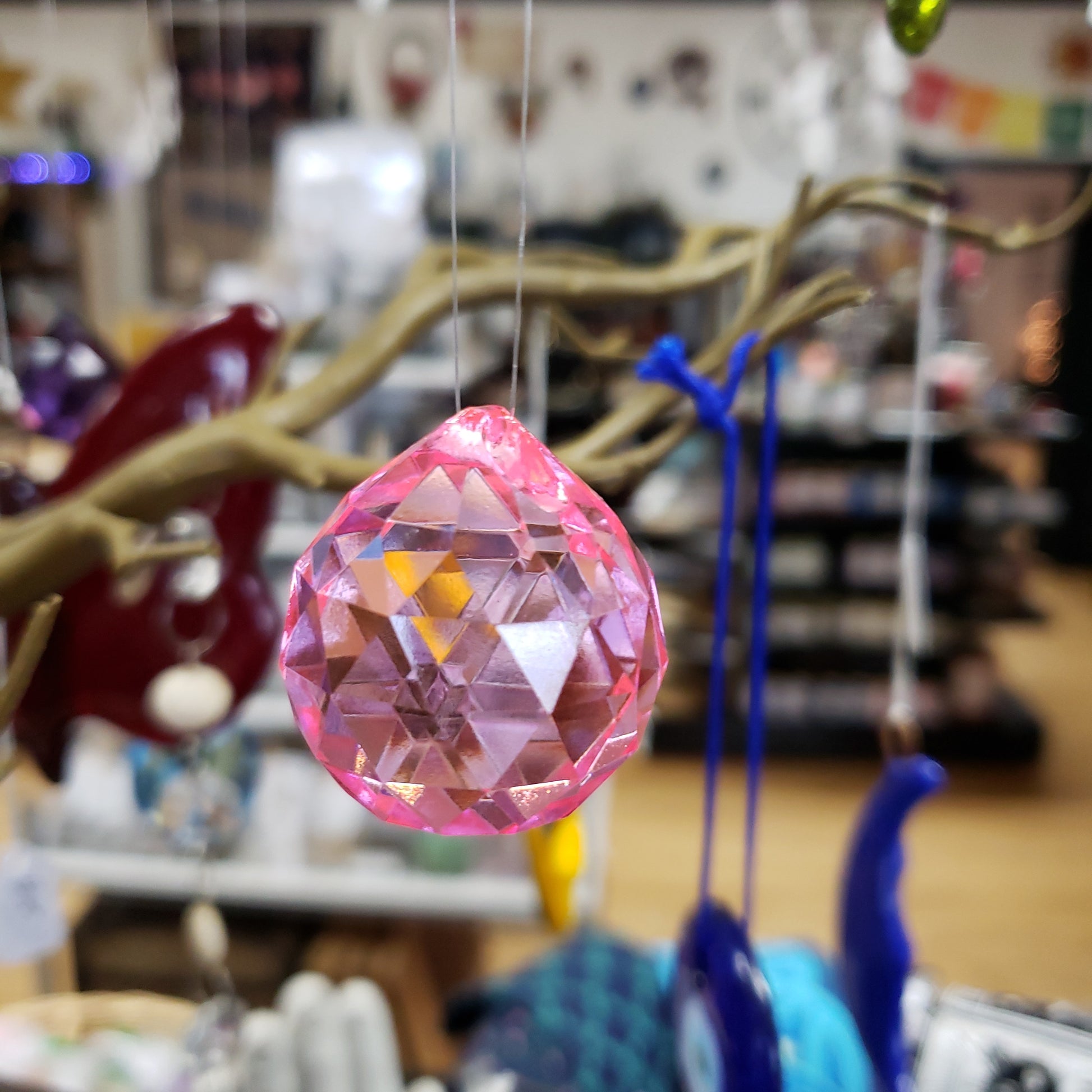 Crystal Ball Prism 30mm / Suncatcher 1.18 inches - Colors - Tree Of Life Shoppe
