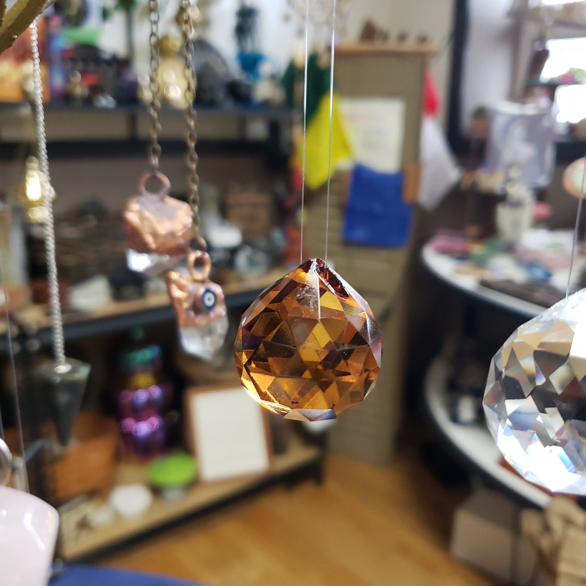 Crystal Ball Prism 30mm / Suncatcher 1.18 inches - Colors - Tree Of Life Shoppe