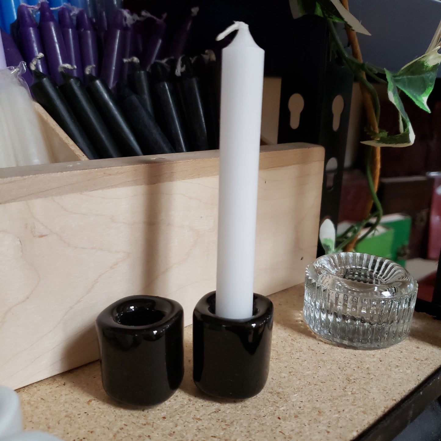 Black Ceramic Chime Holders - Tree Of Life Shoppe