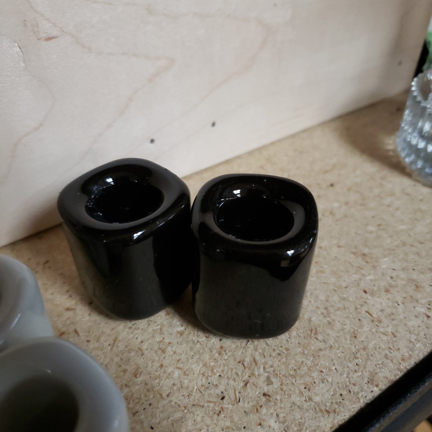 Black Ceramic Chime Holders - Tree Of Life Shoppe