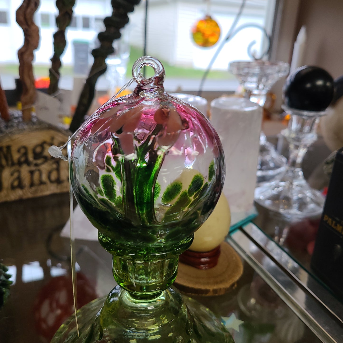 Spirit Tree Collection - Mini Witch Ball 2 1/2 inches by Iron Art Glass