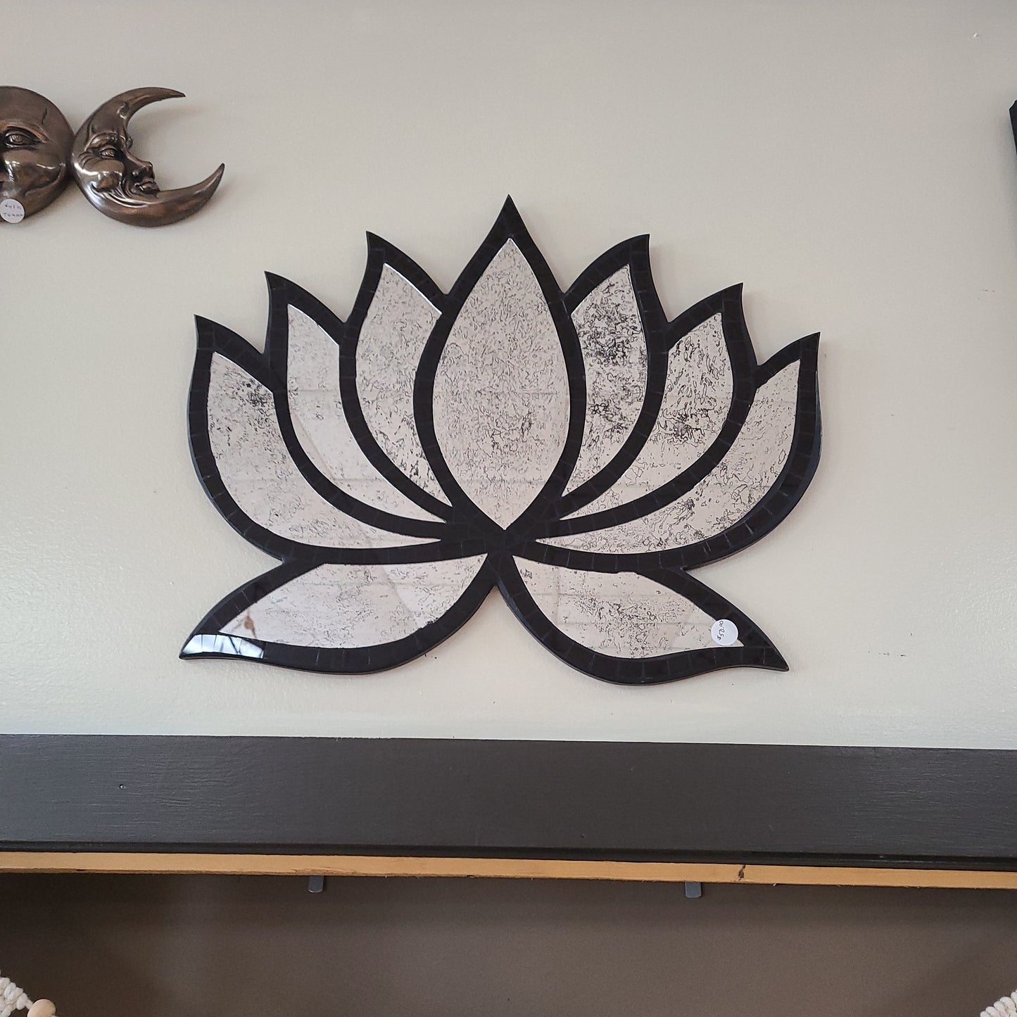 Mosaic Lotus Mirror