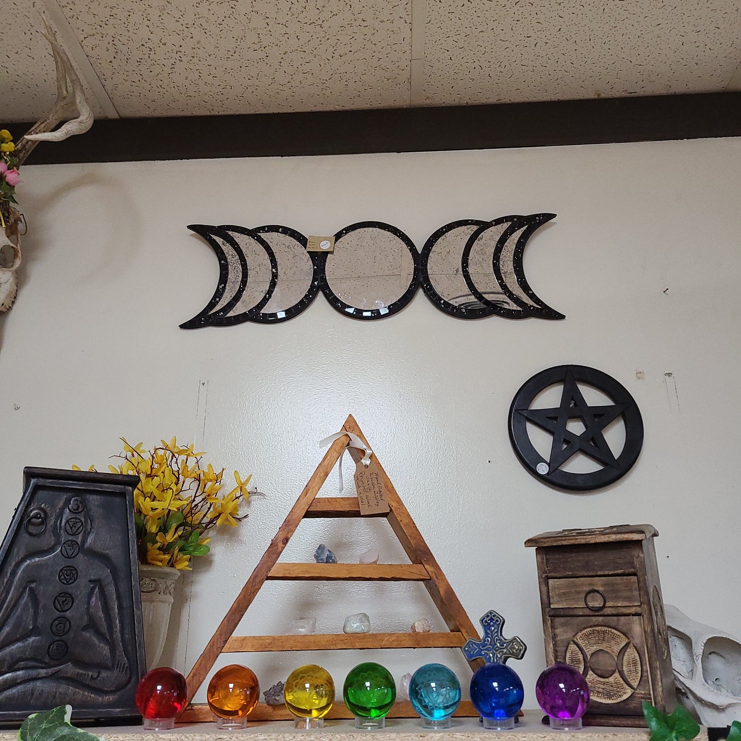 Moon Phase Mirror Mosaic