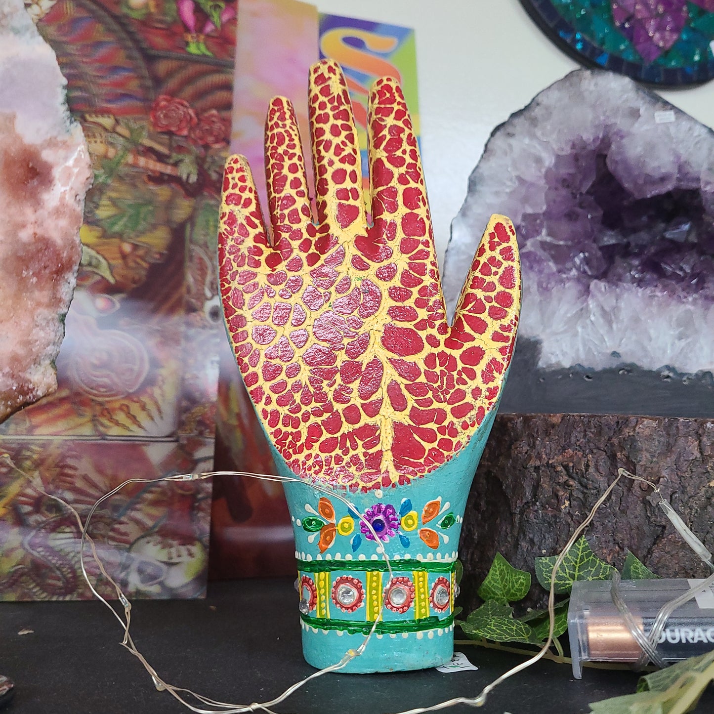Wooden Paint Hand - Sage