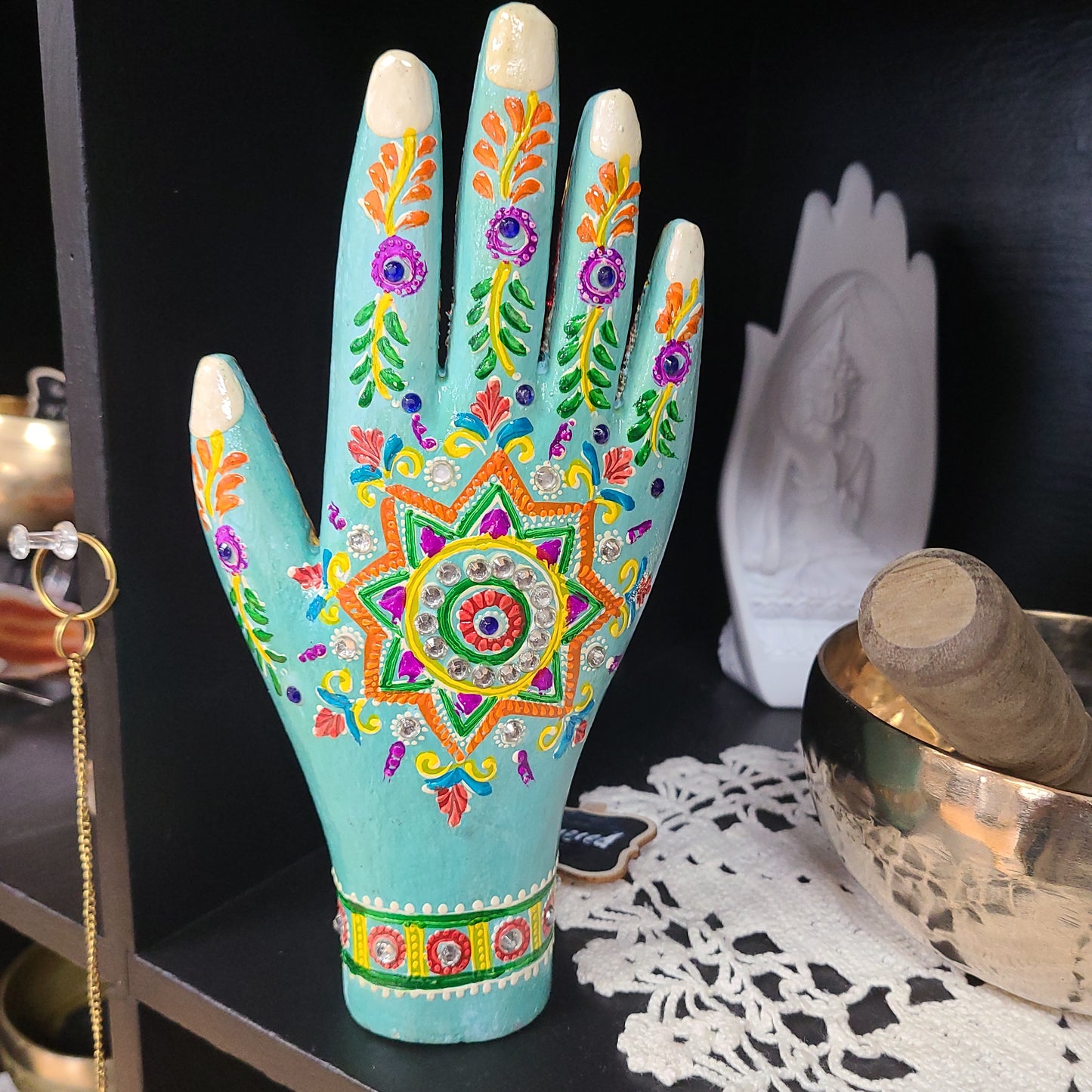 Wooden Paint Hand - Sage