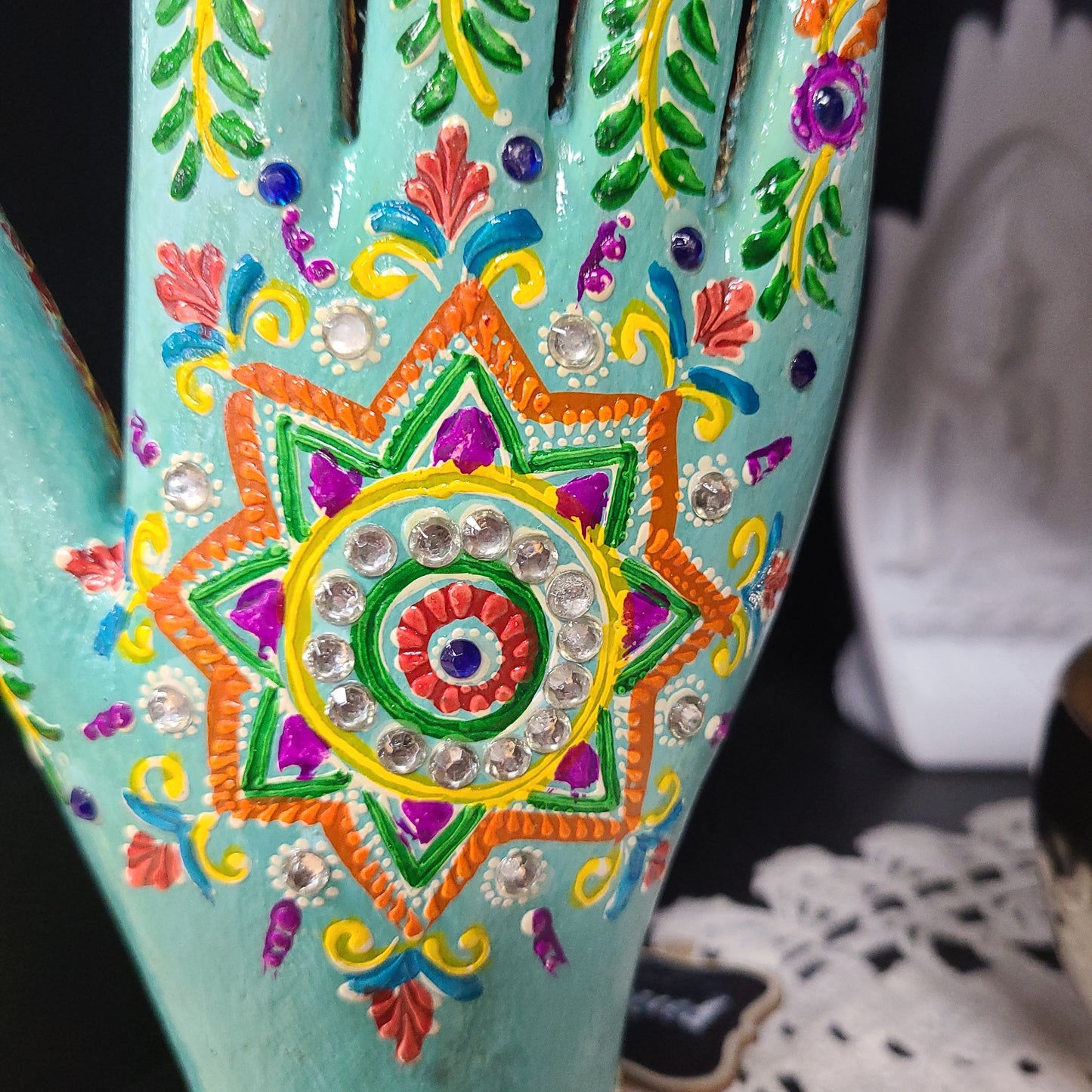 Wooden Paint Hand - Sage