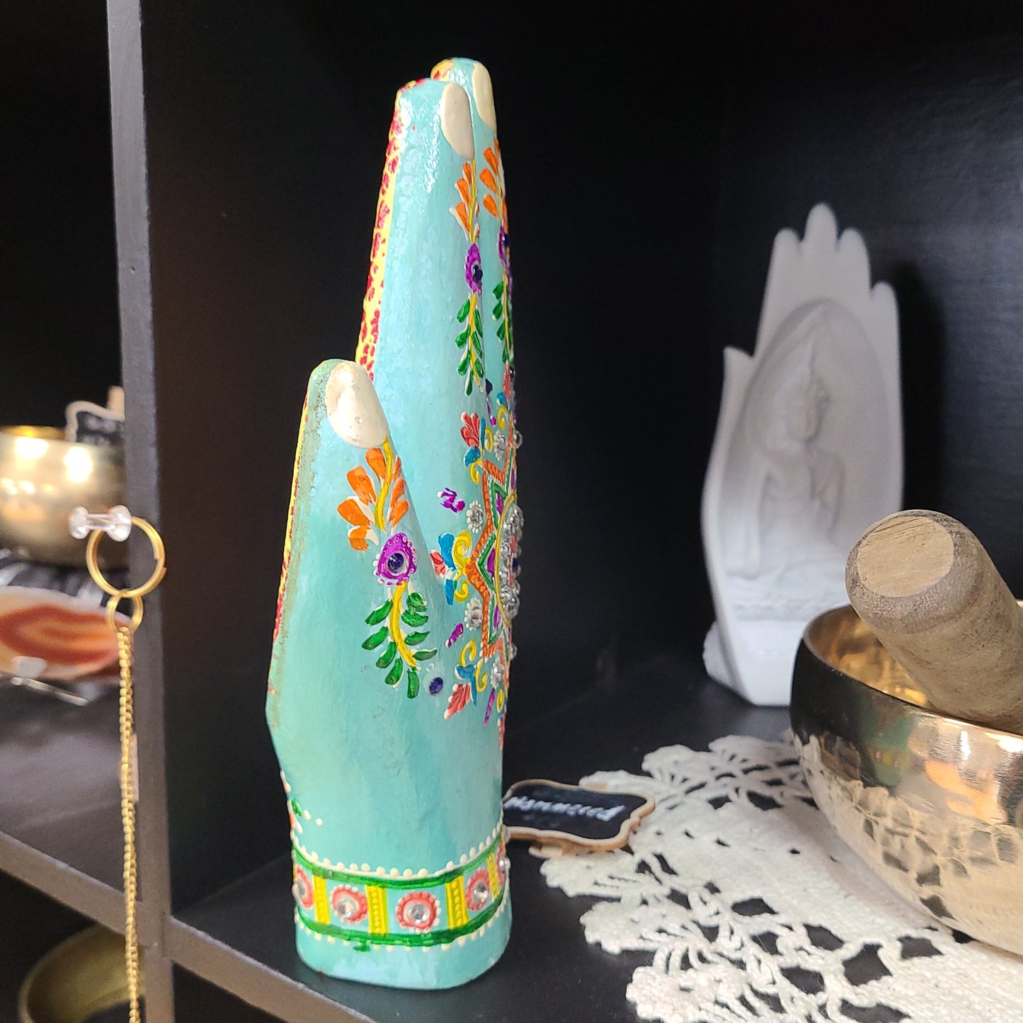 Wooden Paint Hand - Sage