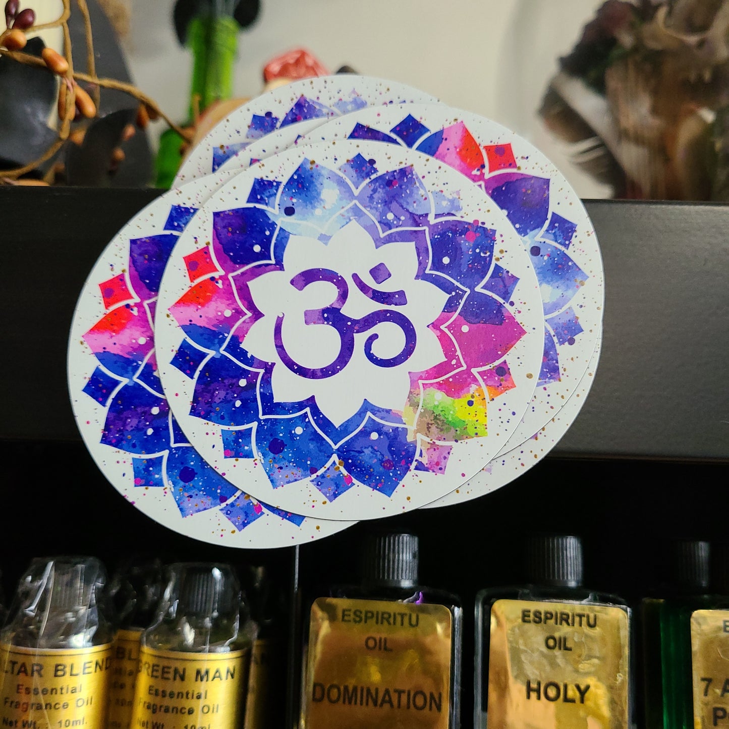MAGNET: Om Mandala, 3x3 inch
