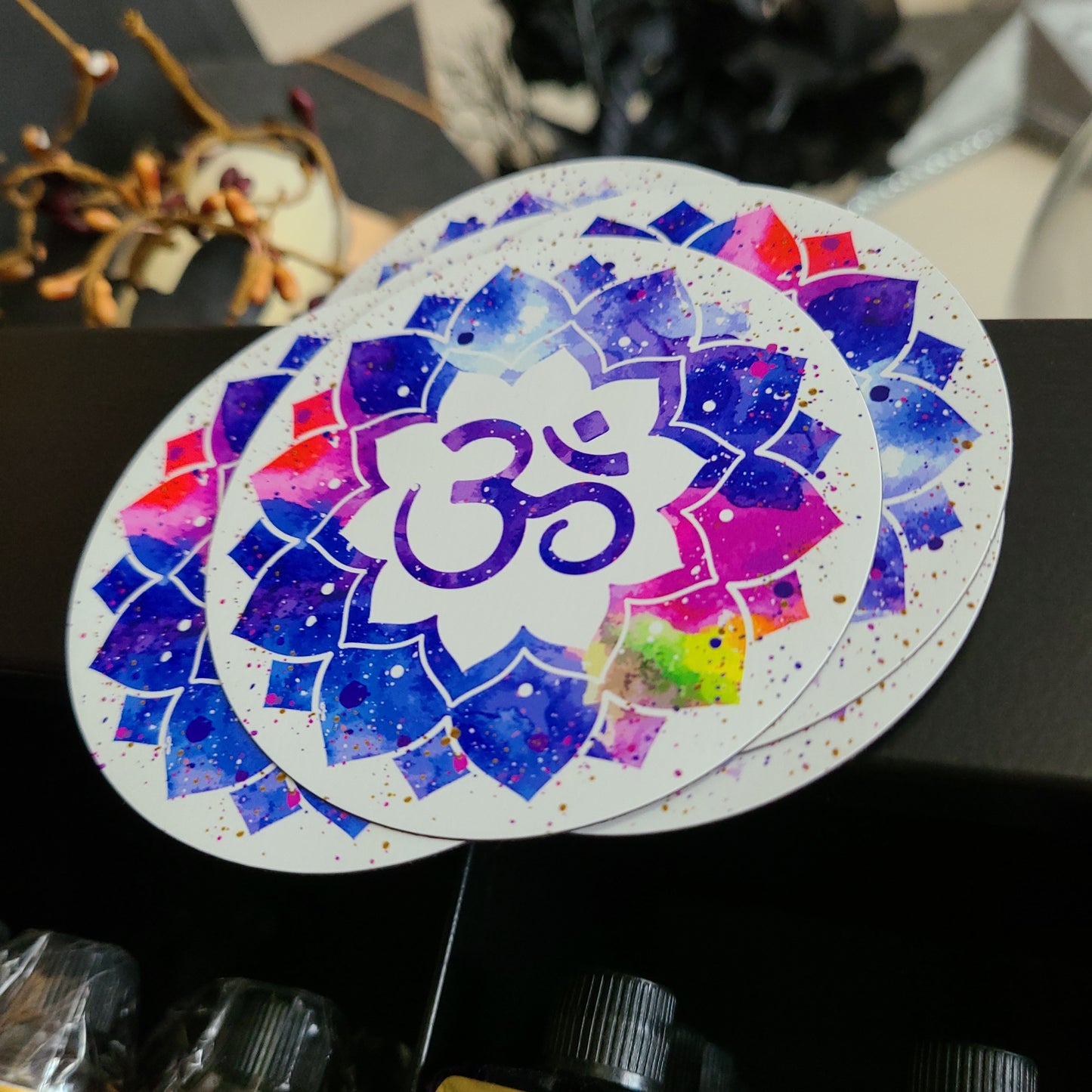 MAGNET: Om Mandala, 3x3 inch