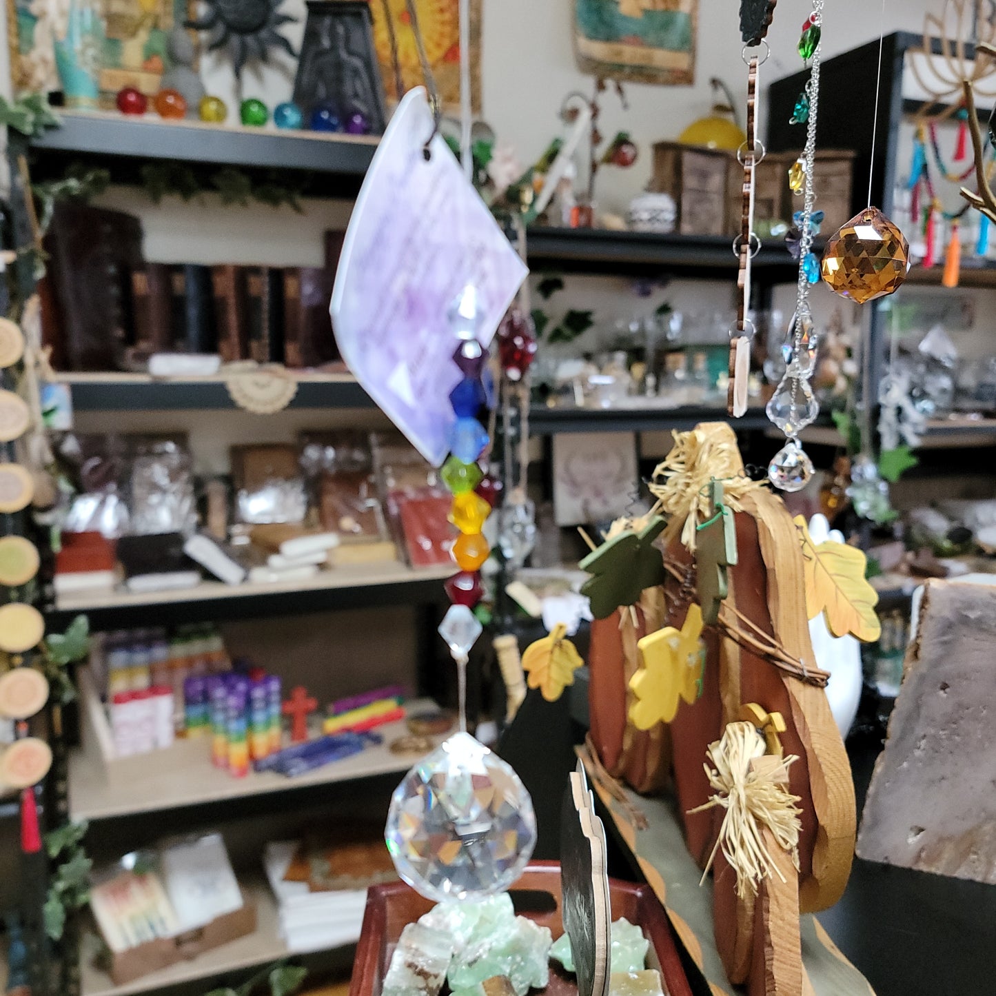 Hanging Crystal Chakra Suncather