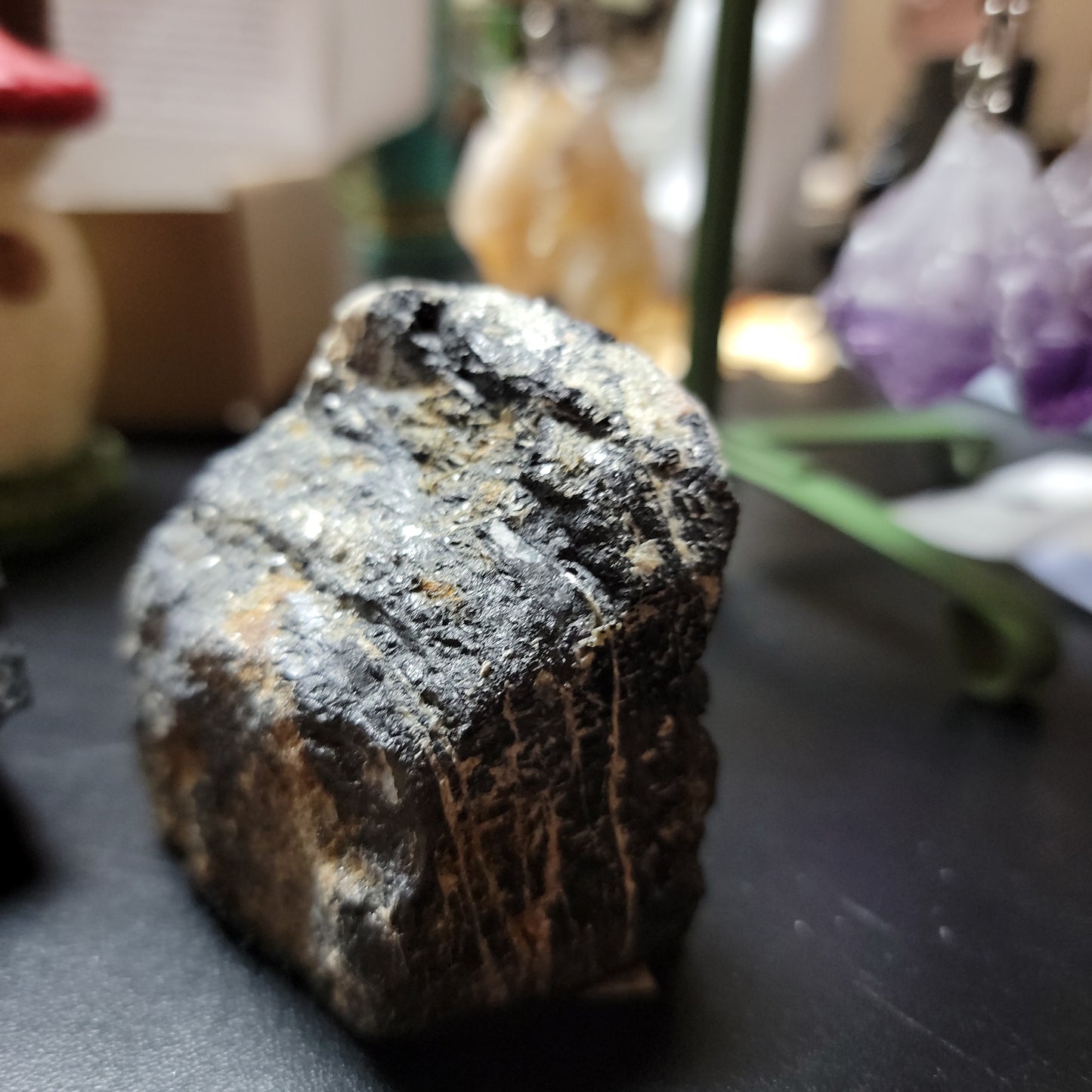 Raw Tourmaline, Black - Speciman