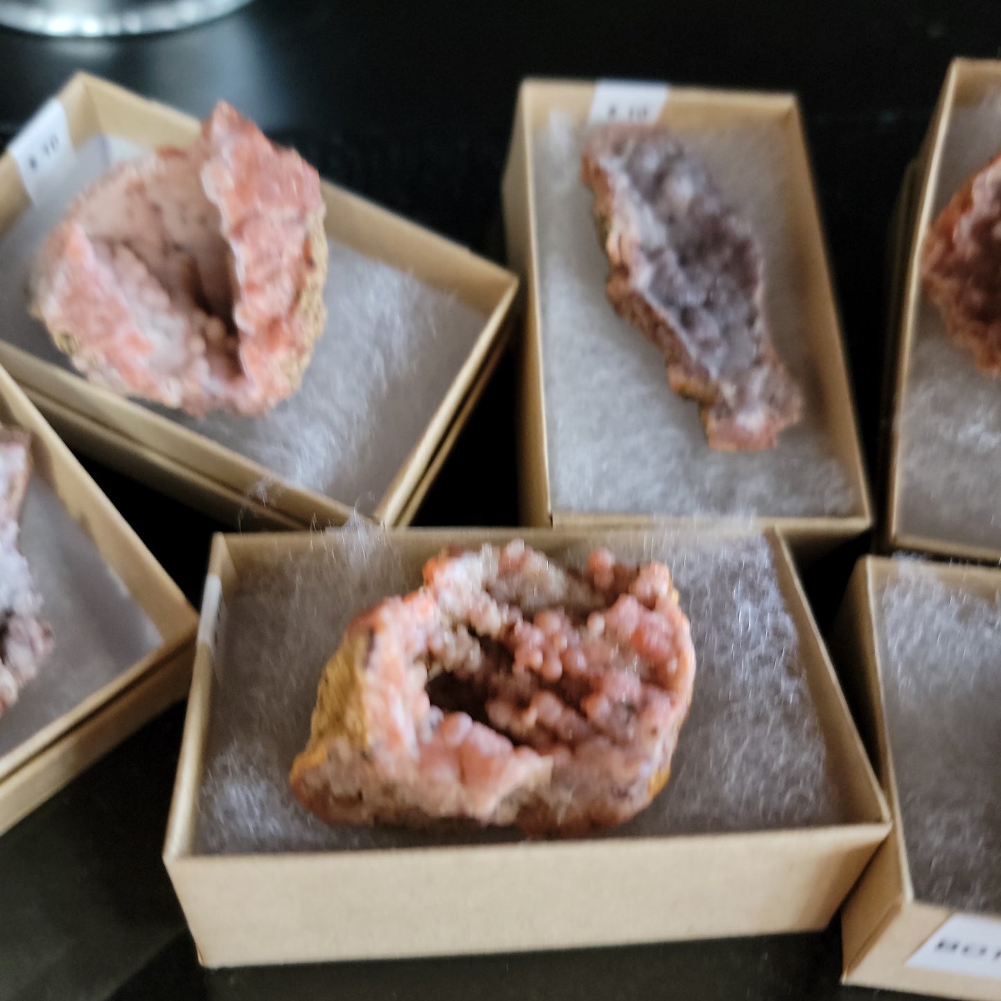 Natural Red Orange Botryoidal Chalcedony & Quartz Agate -Specimen