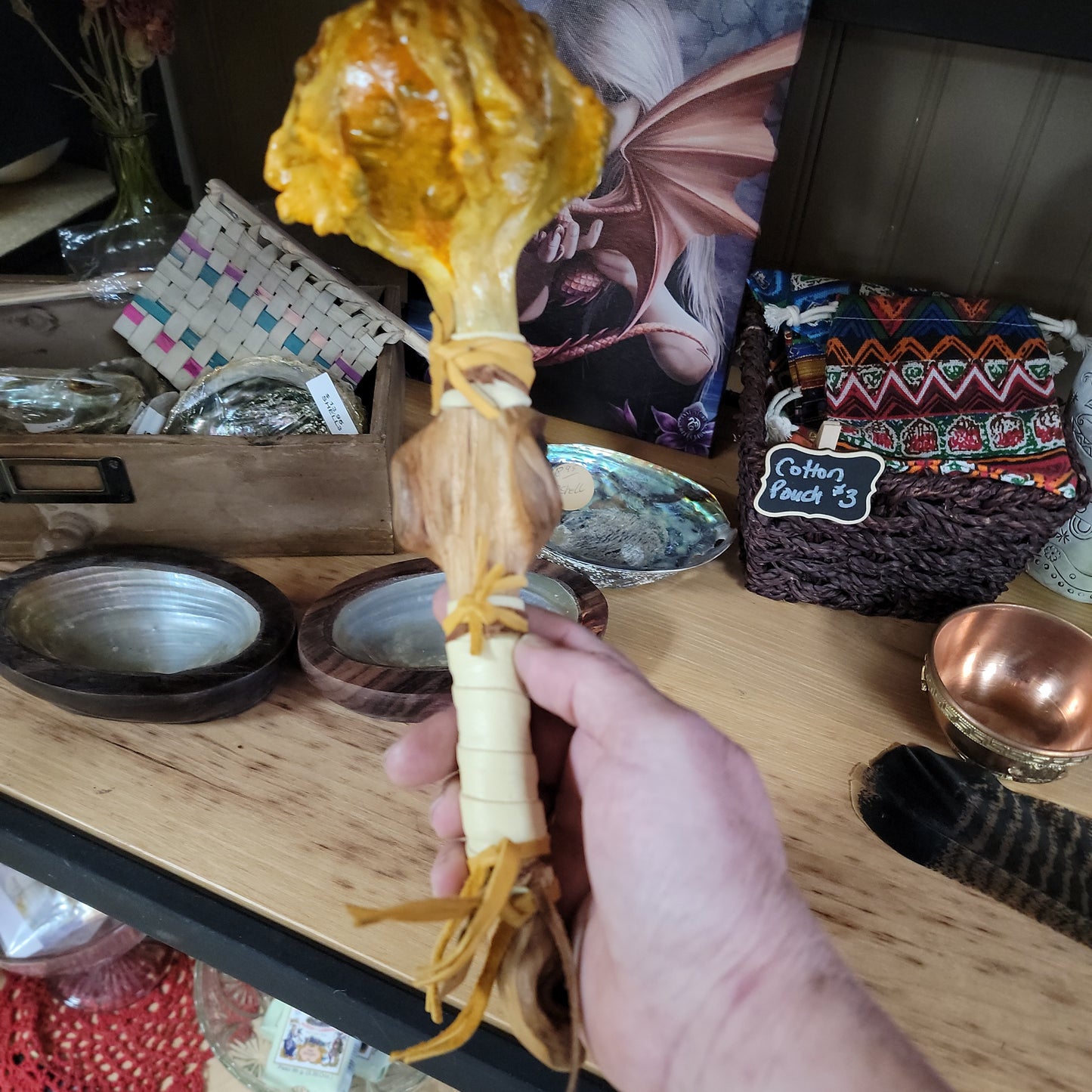 Wooden Handle Gord Shaker