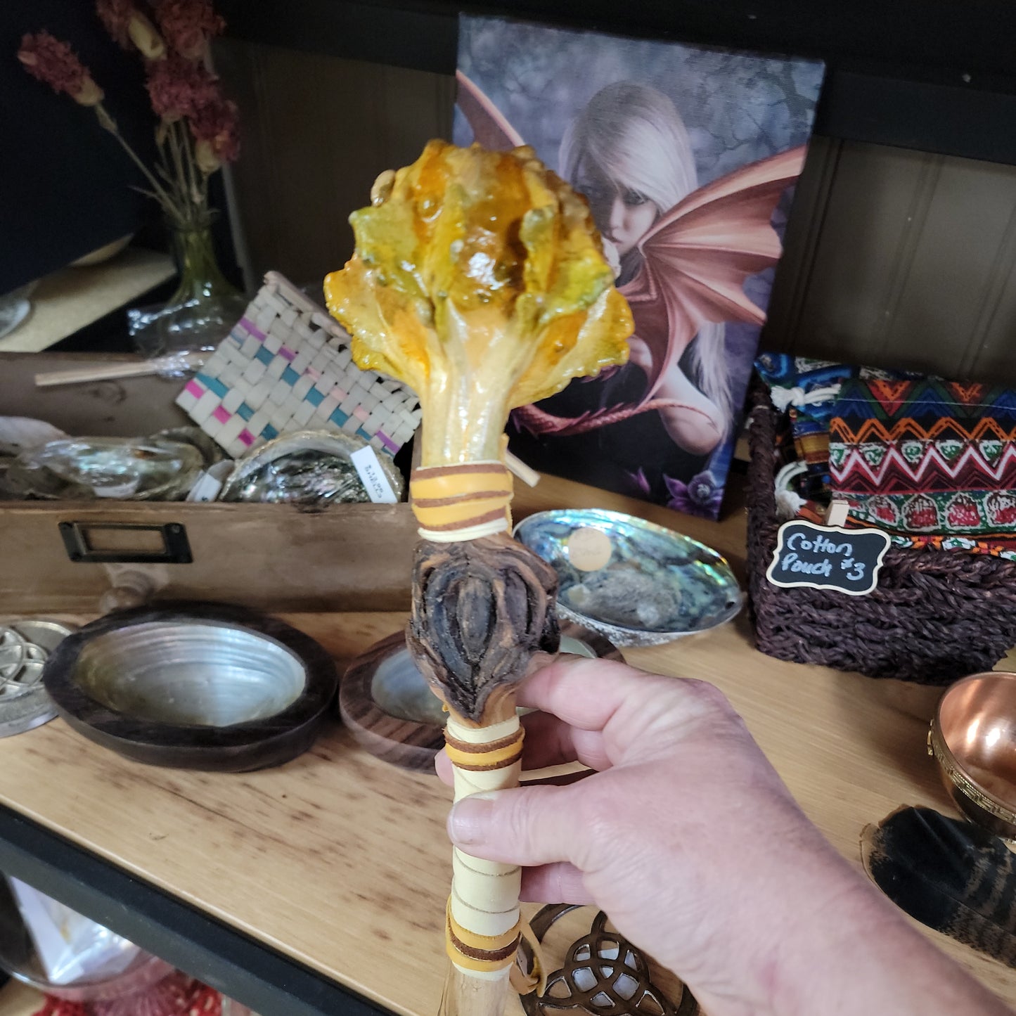 Wooden Handle Gord Shaker
