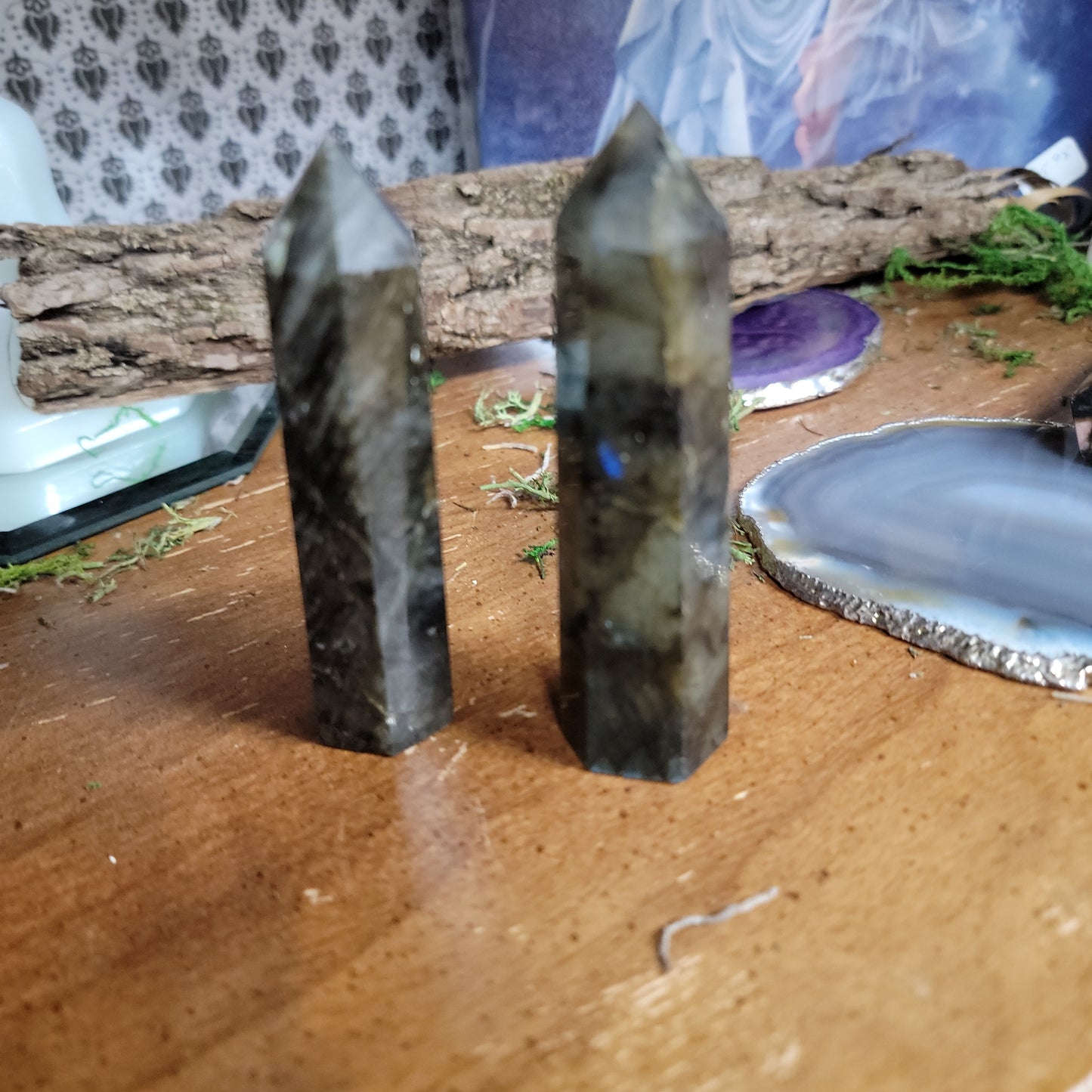Blue Flash Labradorite - Towers