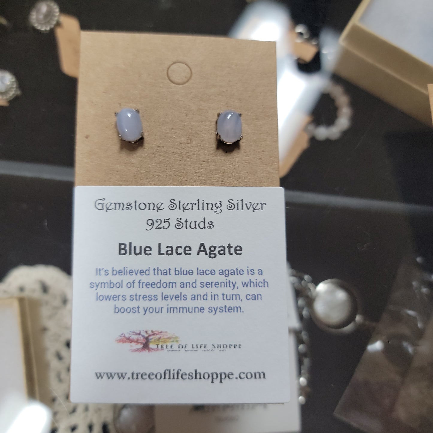 Sterling Silver 925 Gemstone Earrings
