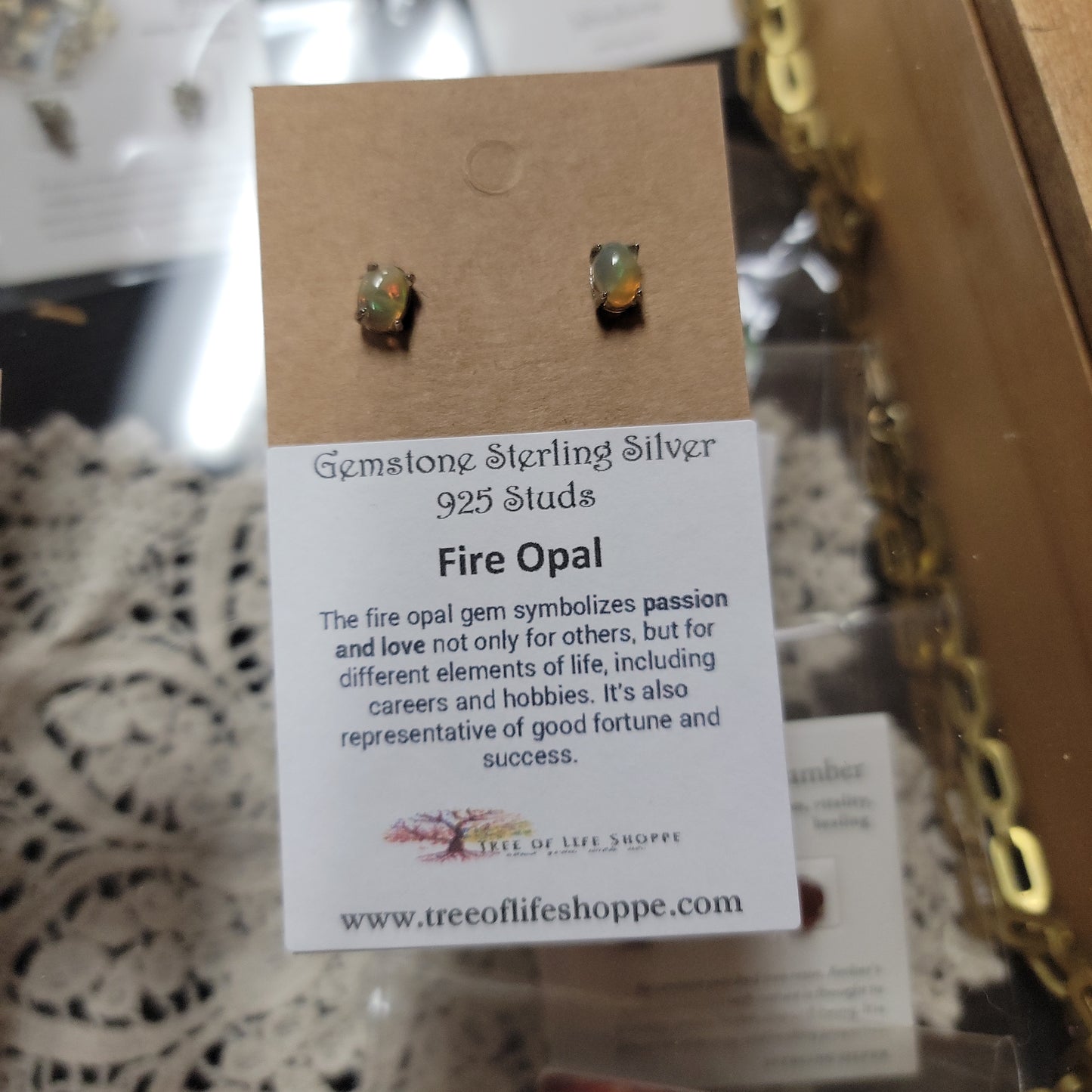 Sterling Silver 925 Gemstone Earrings