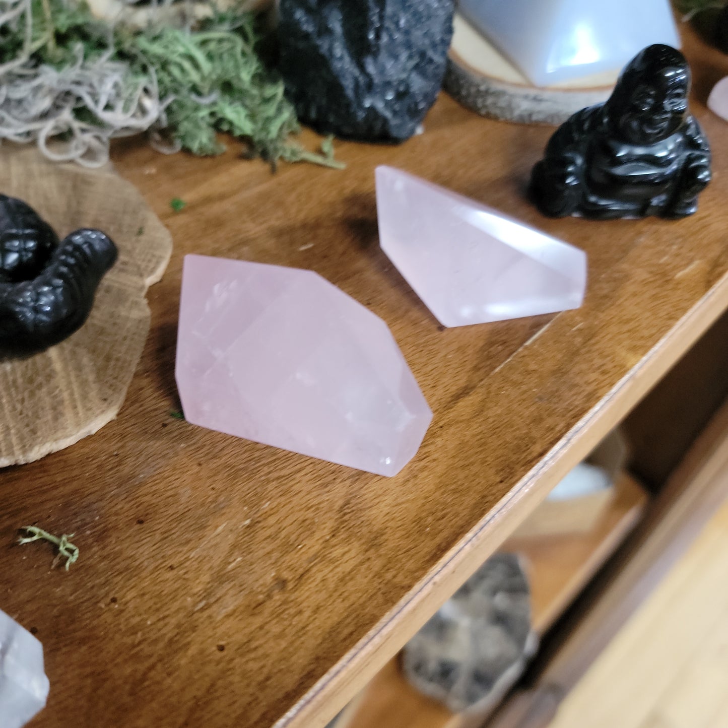 Highly Polished Rose Quartz - Free Forms Polished