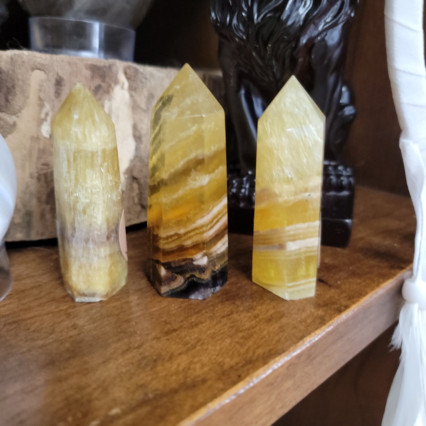 Yellow Fluorite Towers