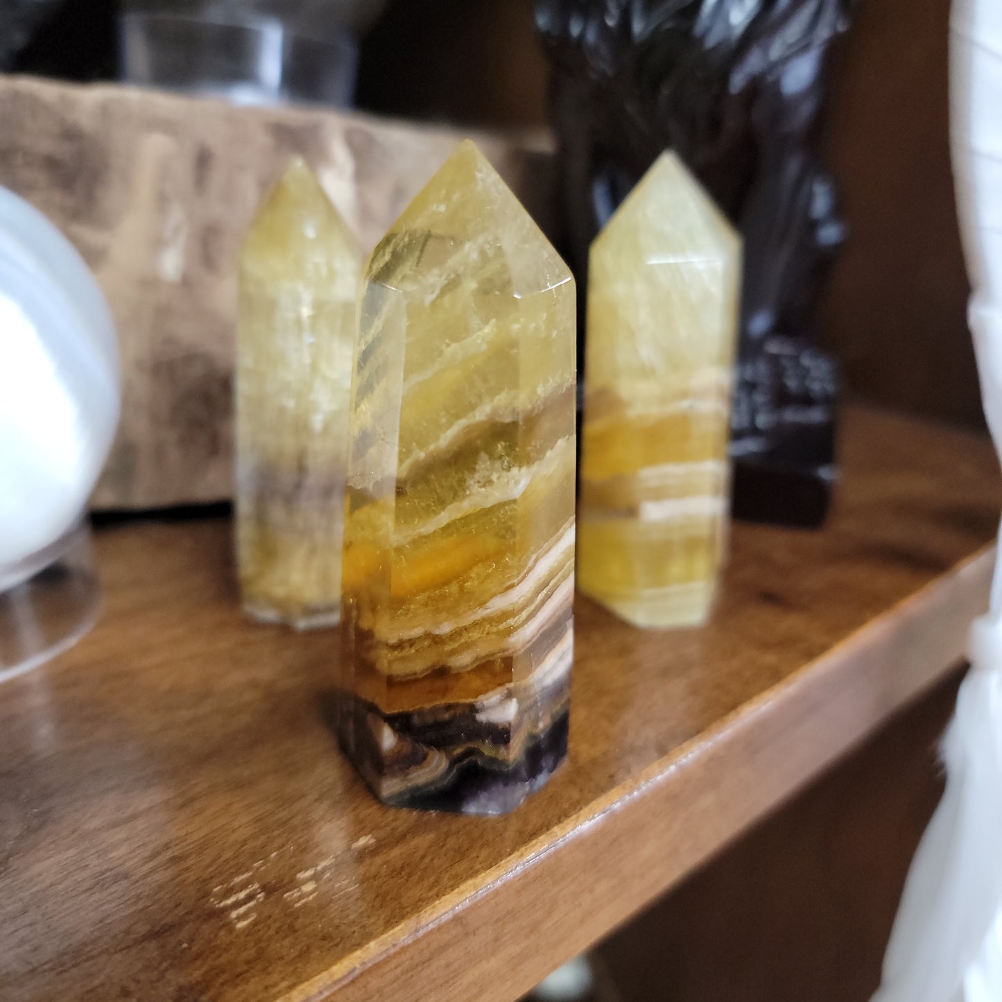 Yellow Fluorite Towers