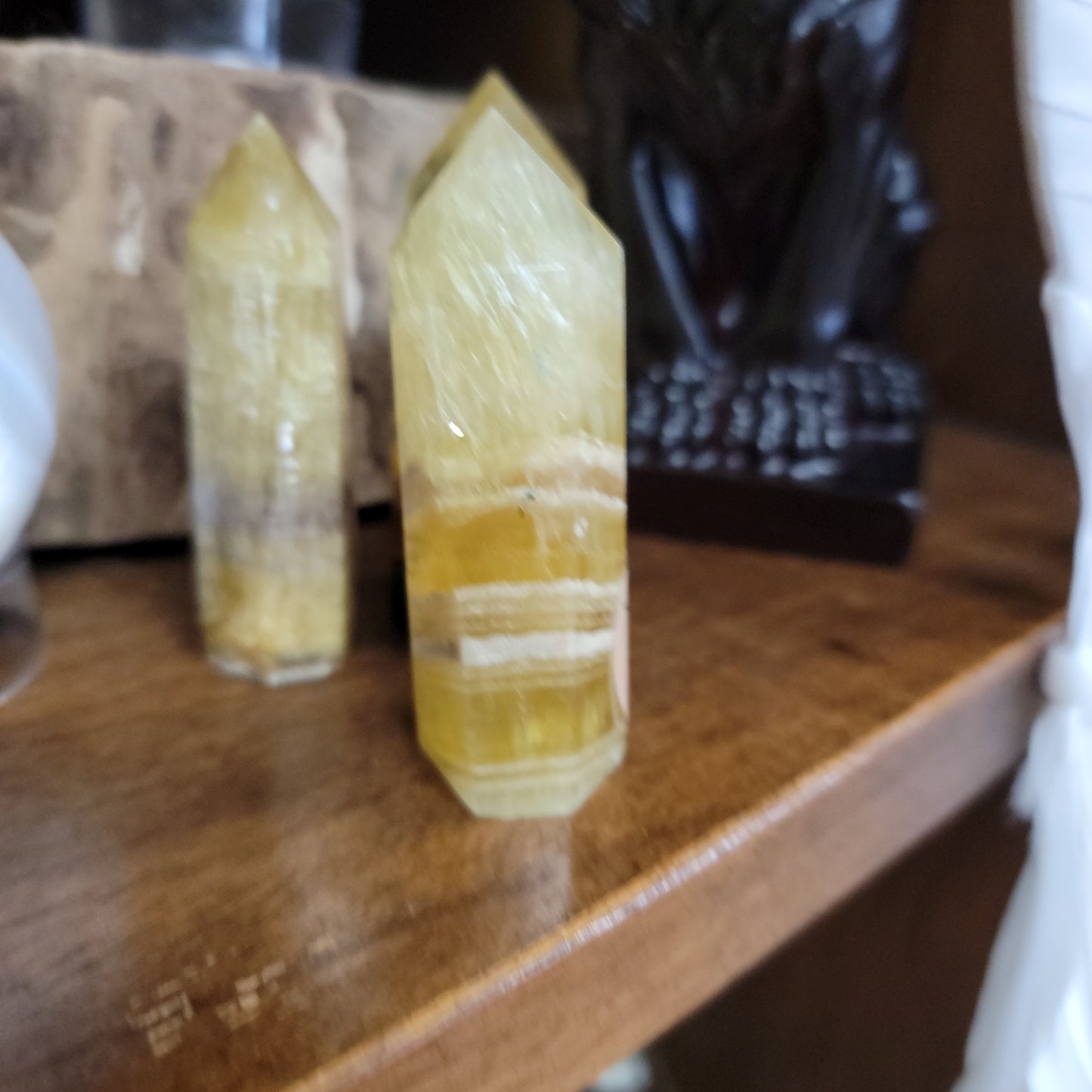 Yellow Fluorite Towers