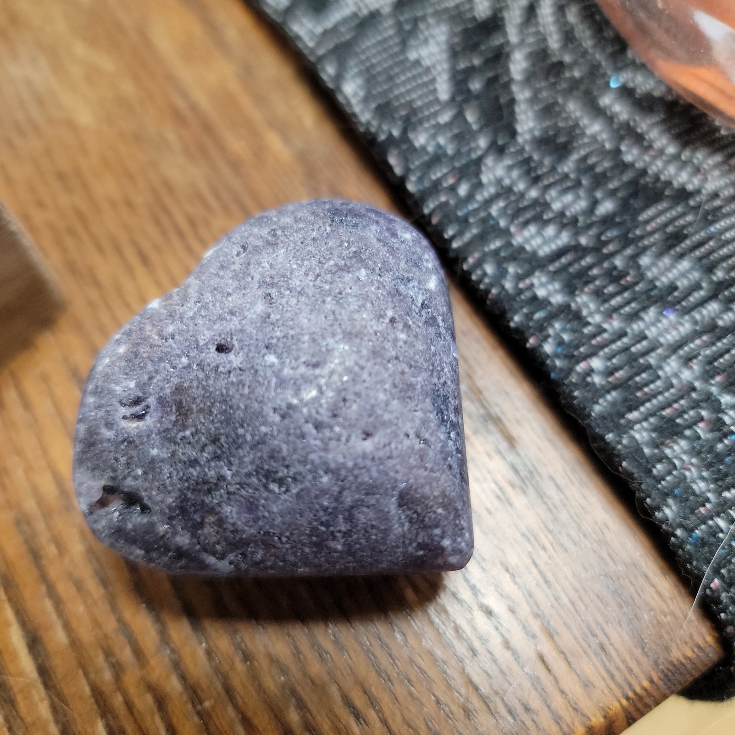 Sphalerite Carved Puffy Hearts