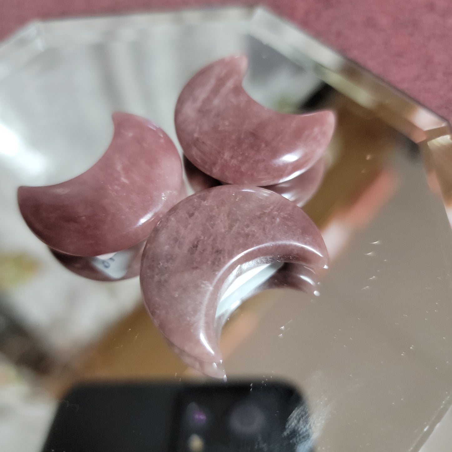 Strawberry Quartz - Moons or Stars