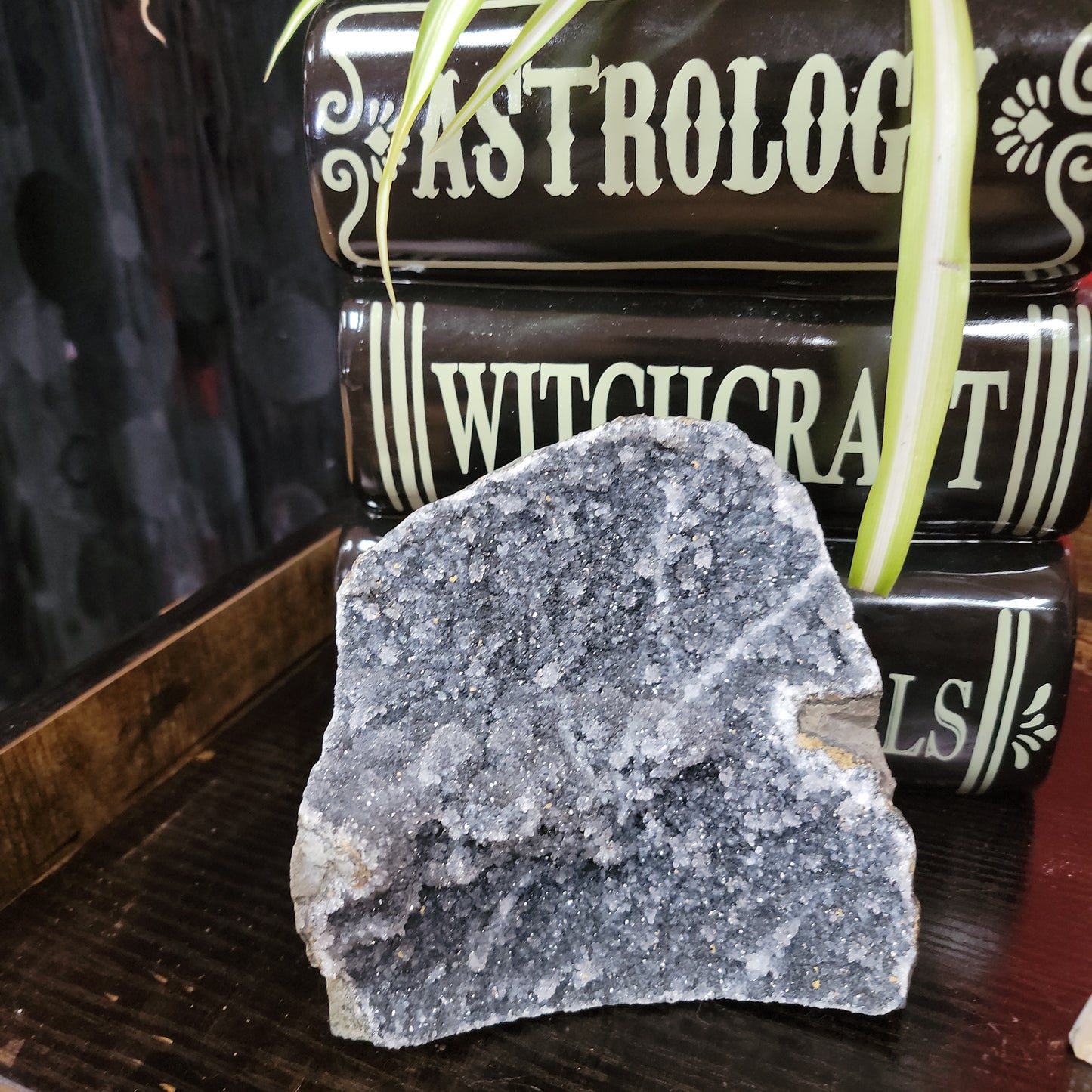 Raw Black Amethyst Cluster - Specimen