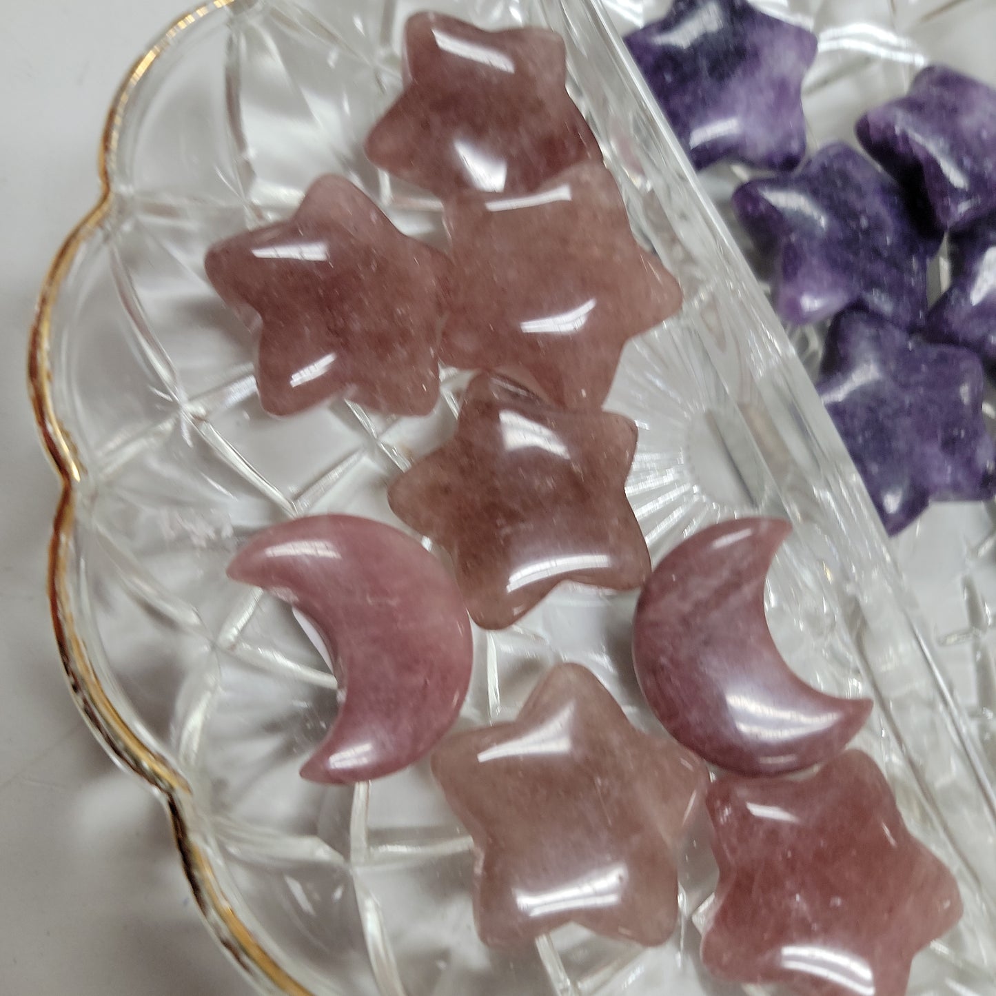 Strawberry Quartz - Moons or Stars