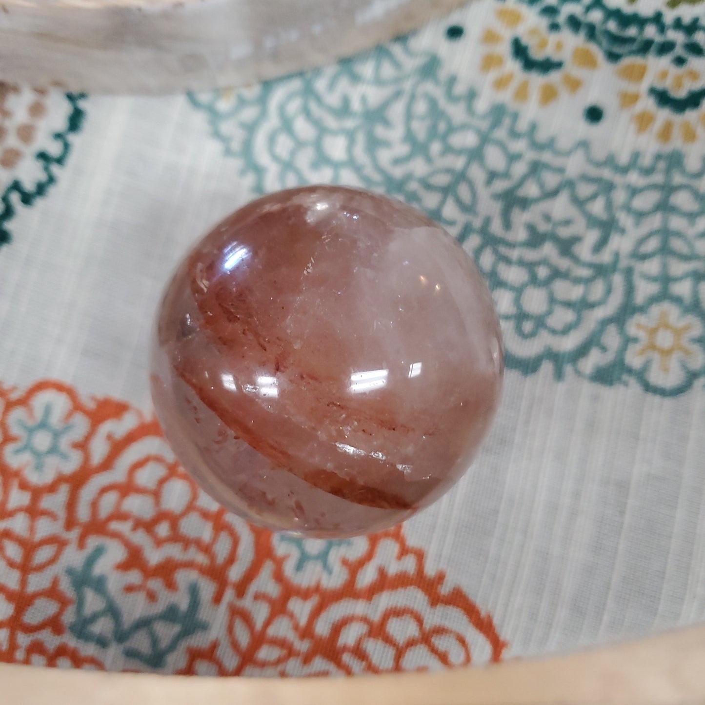 Hematiod (Fire Quartz) Sphere