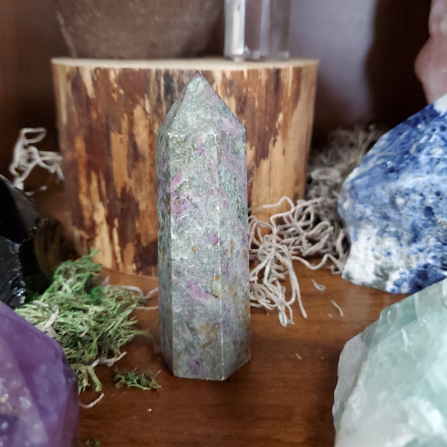 Ruby Fuchsite - Tower