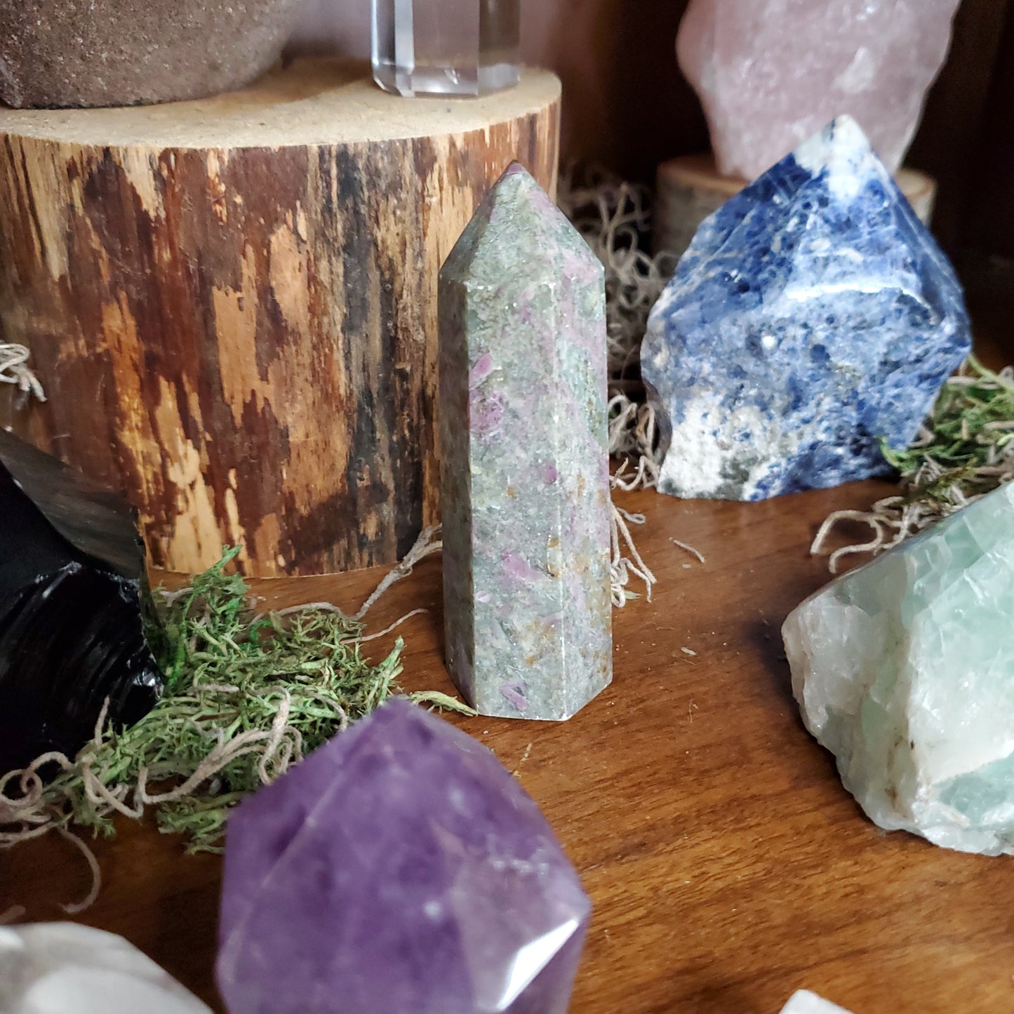 Ruby Fuchsite - Tower