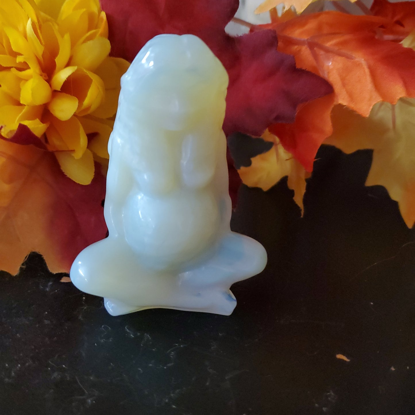 Carved Opalite Gaia Seated