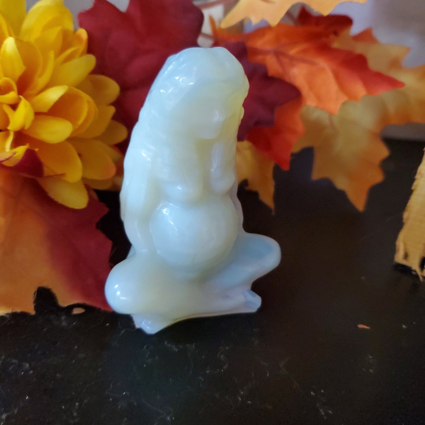 Carved Opalite Gaia Seated
