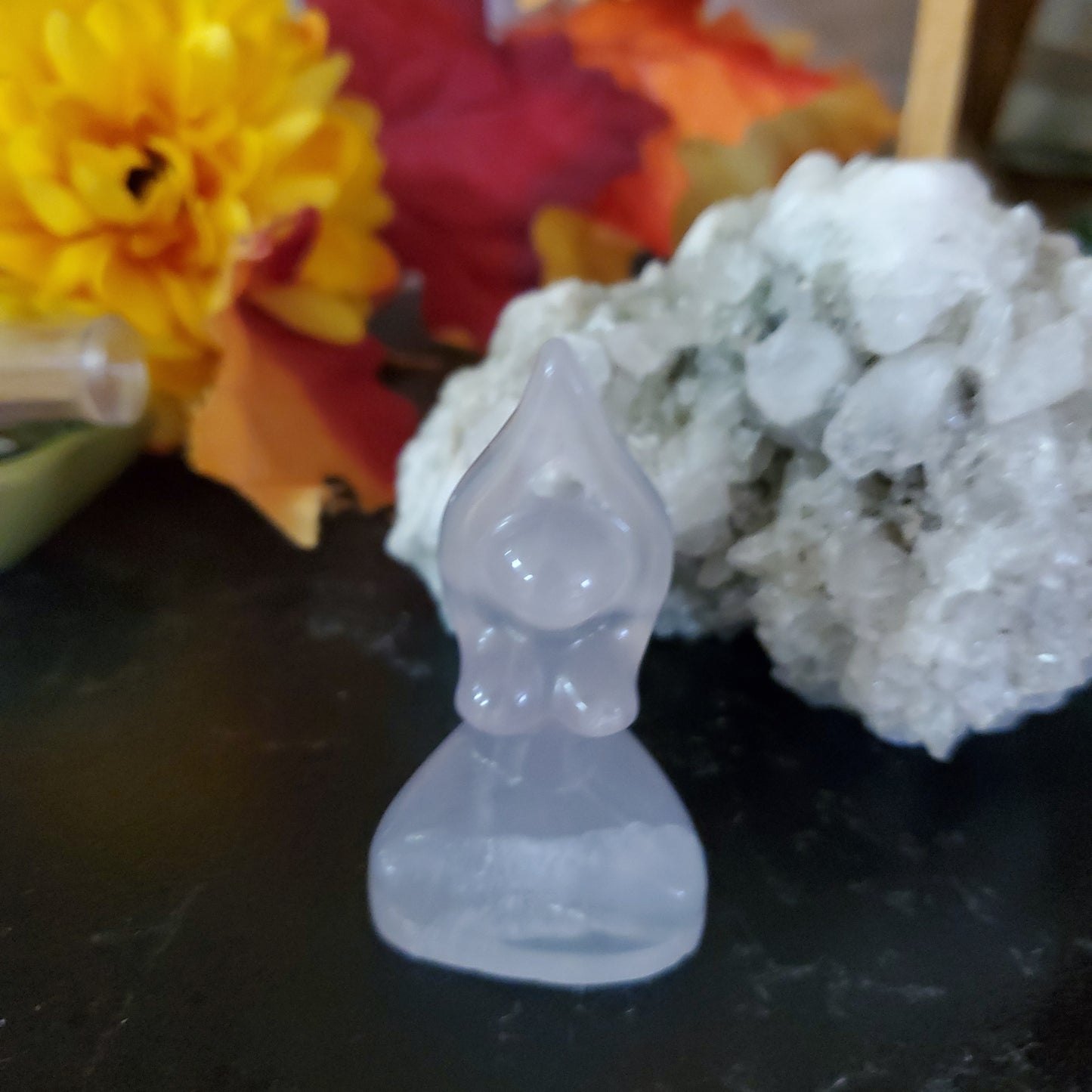 Carved Fluorite Goddess Statue