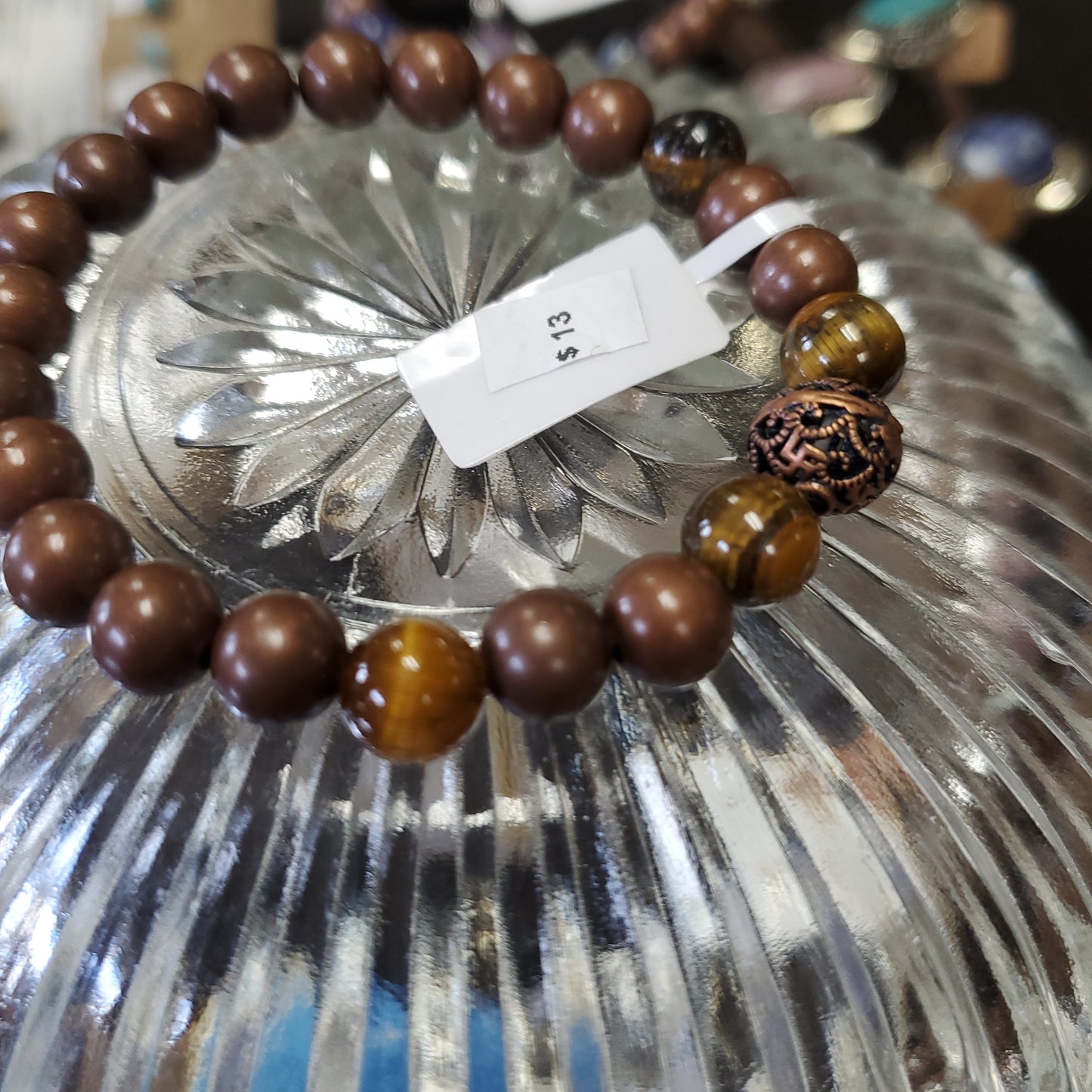 Copper Beads & Gemstone Bracelets