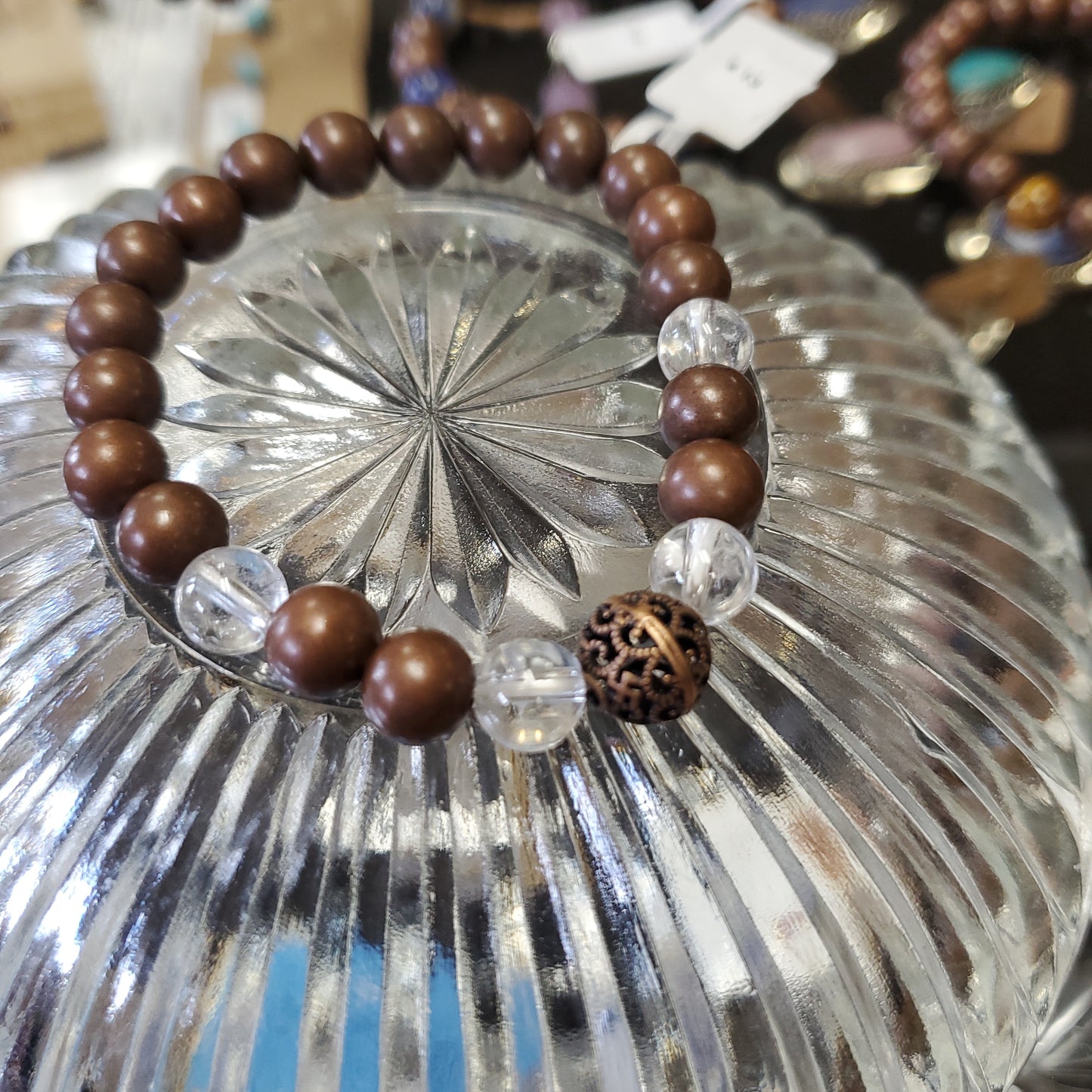 Copper Beads & Gemstone Bracelets